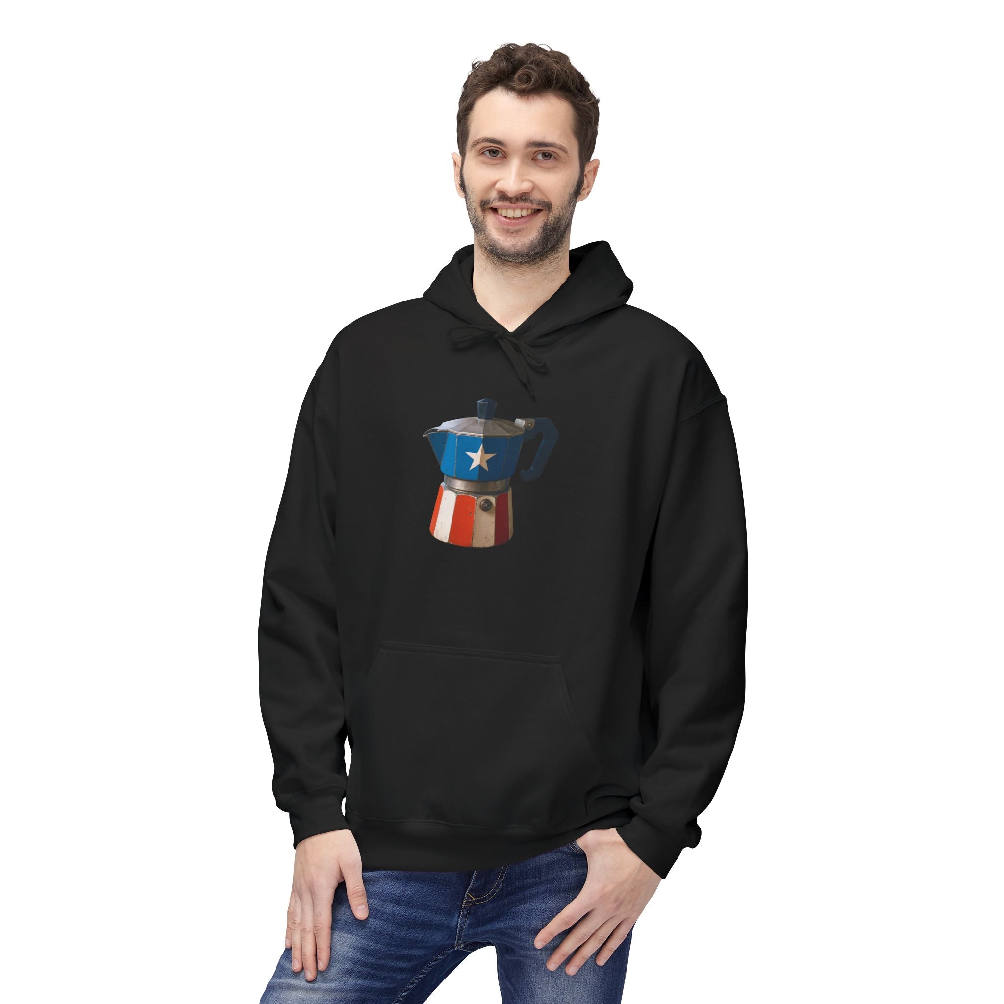 Hoodie Premium “Greca Boricua” Tradición, Café y Orgullo de Puerto Rico 🇵🇷