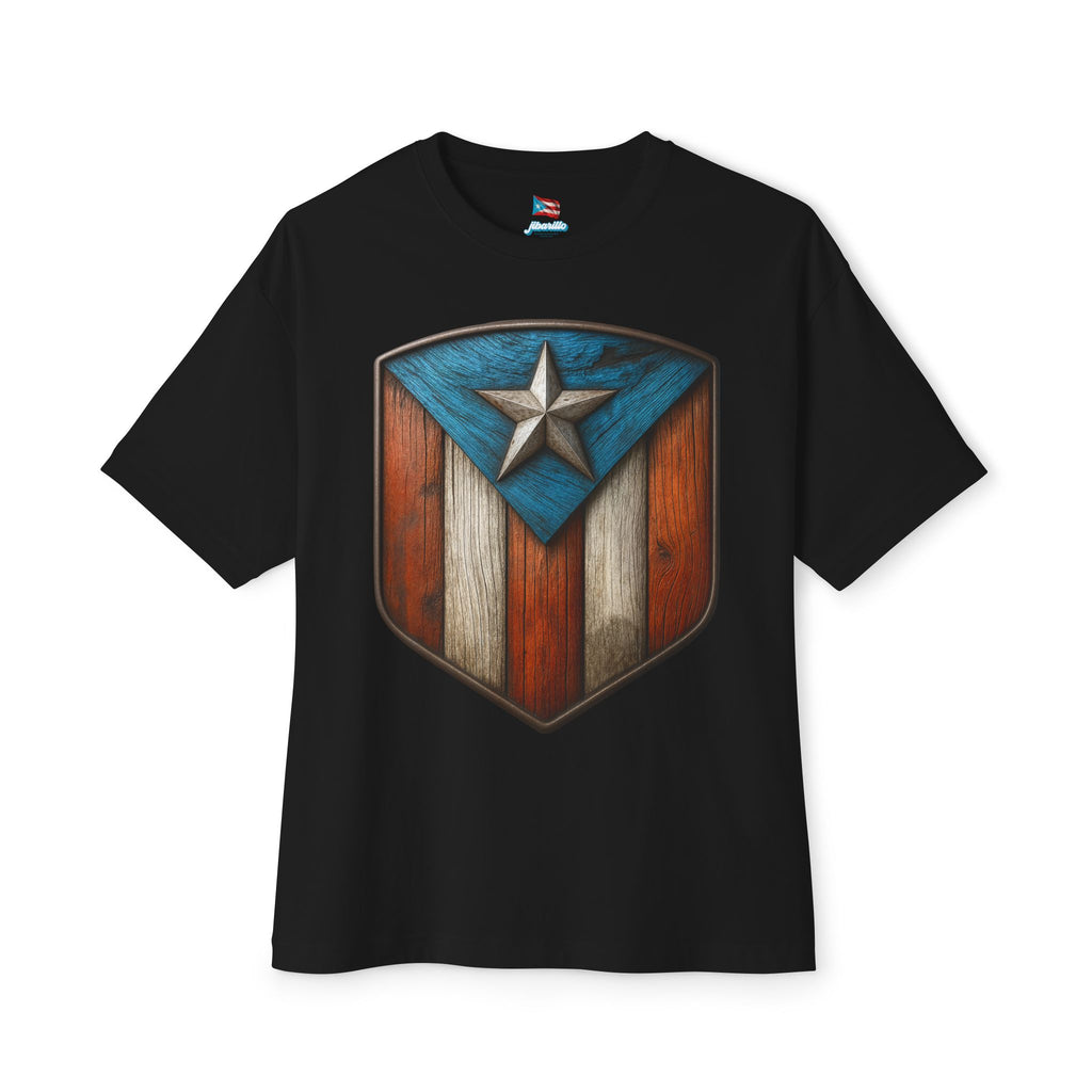 Camiseta Premium front print “Escudo Boricua” Fuerza, Identidad y Orgullo de Puerto Rico 🇵🇷