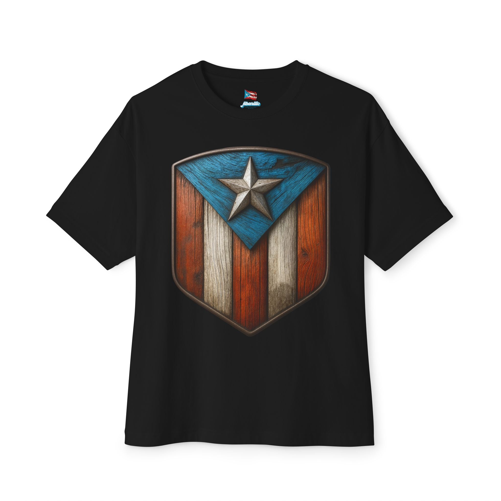 Camiseta Premium front print “Escudo Boricua” Fuerza, Identidad y Orgullo de Puerto Rico 🇵🇷