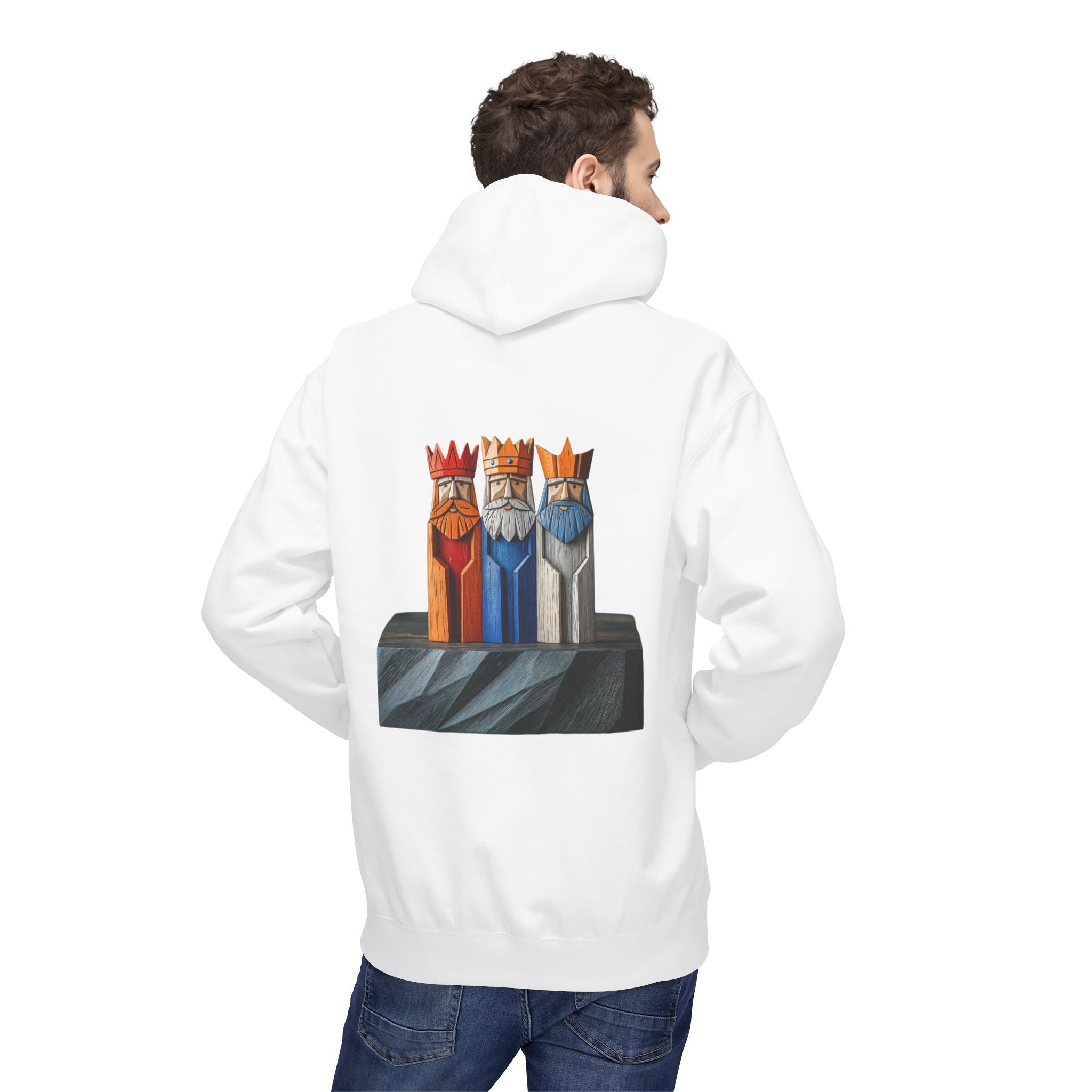 Hoodie Premium “Tres Reyes Boricuas” Tradición, Fe y Orgullo de Puerto Rico 🇵🇷