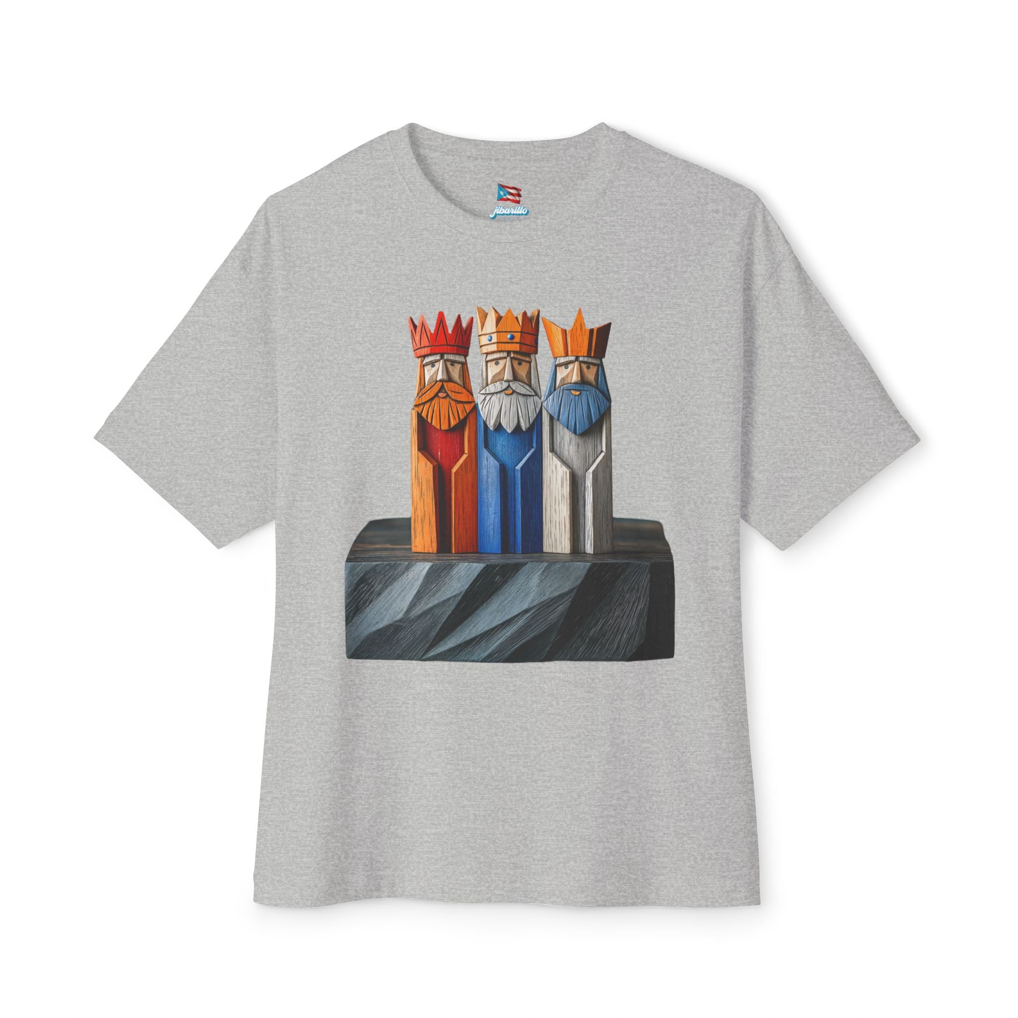 Camiseta Premium front print “Tres Reyes Boricuas” Tradición y Orgullo de Puerto Rico 🇵🇷