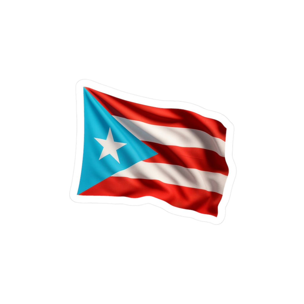 Sticker Bandera de Puerto Rico Orgullo Boricua - Jibarillo
