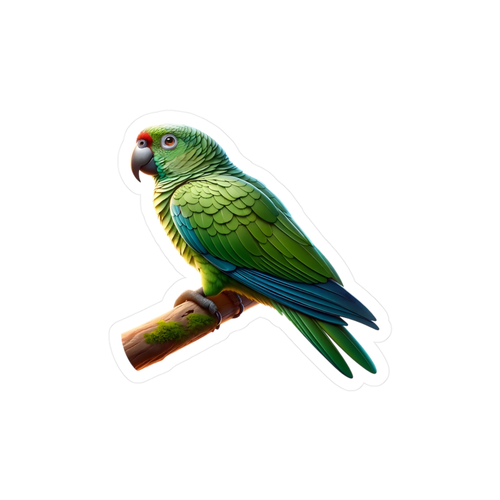 Sticker Cotorra Puertorriqueña Símbolo Natural de Puerto Rico - Jibarillo