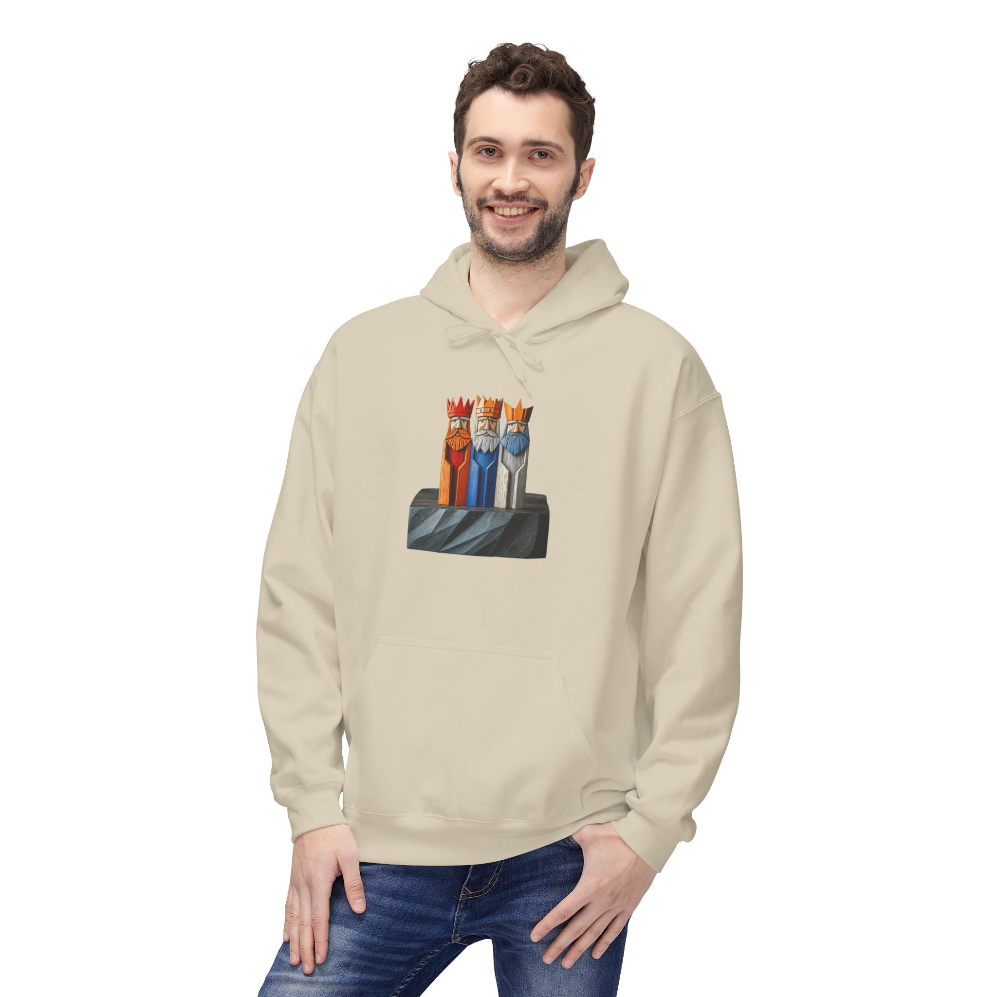 Hoodie Premium “Tres Reyes Boricuas” Tradición, Fe y Orgullo de Puerto Rico 🇵🇷