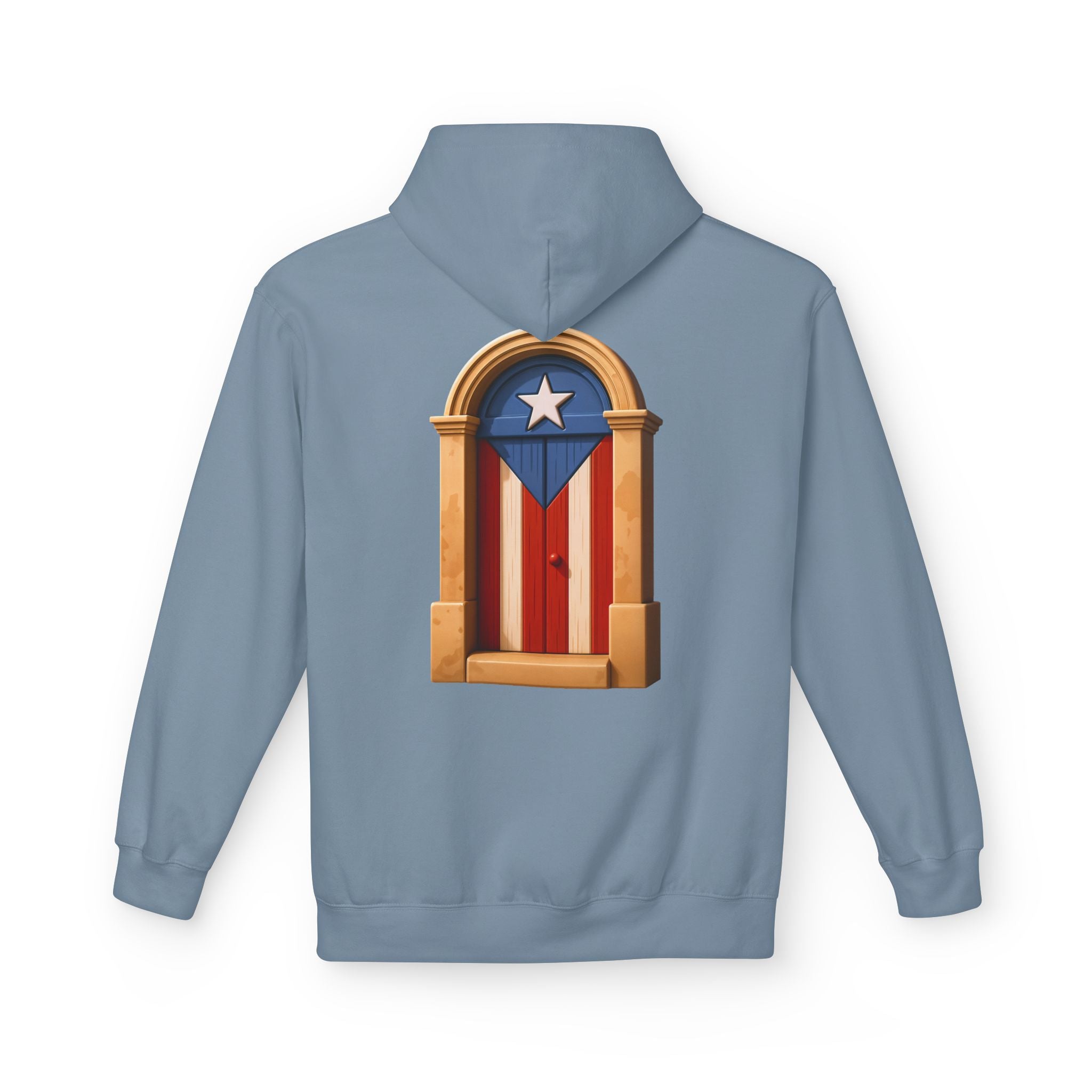 Hoodie Premium “Puerta Boricua” Inspirado en el Viejo San Juan y el Orgullo de Puerto Rico 🇵🇷
