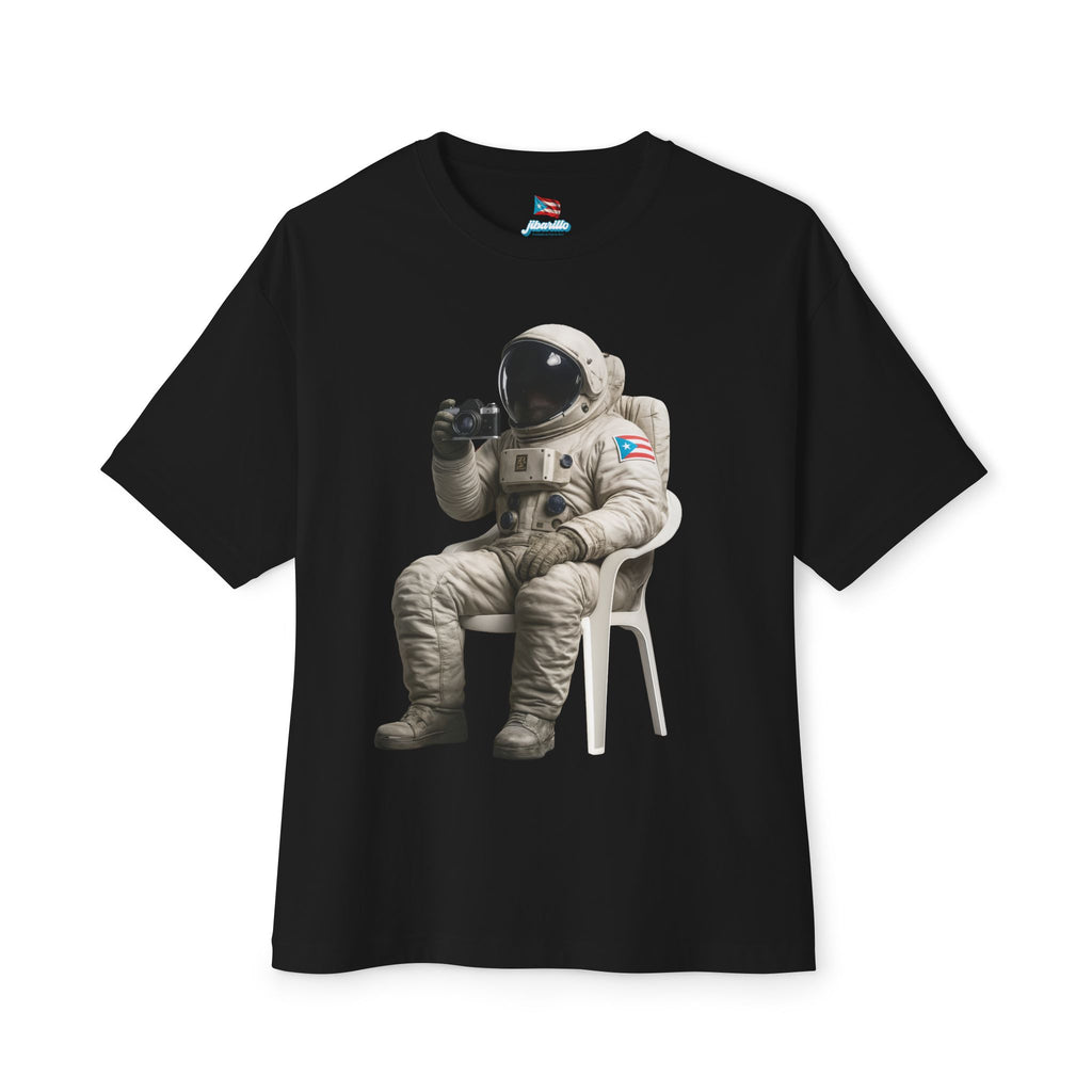 Camiseta Premium “Boricua en la Luna” Astronauta Boricua Oversized Heavy Weight 🇵🇷
