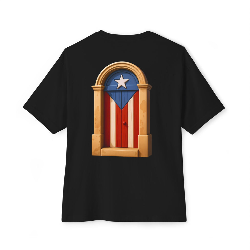 Camiseta Premium “Puerta Boricua” Oversized Heavy Weight 🇵🇷