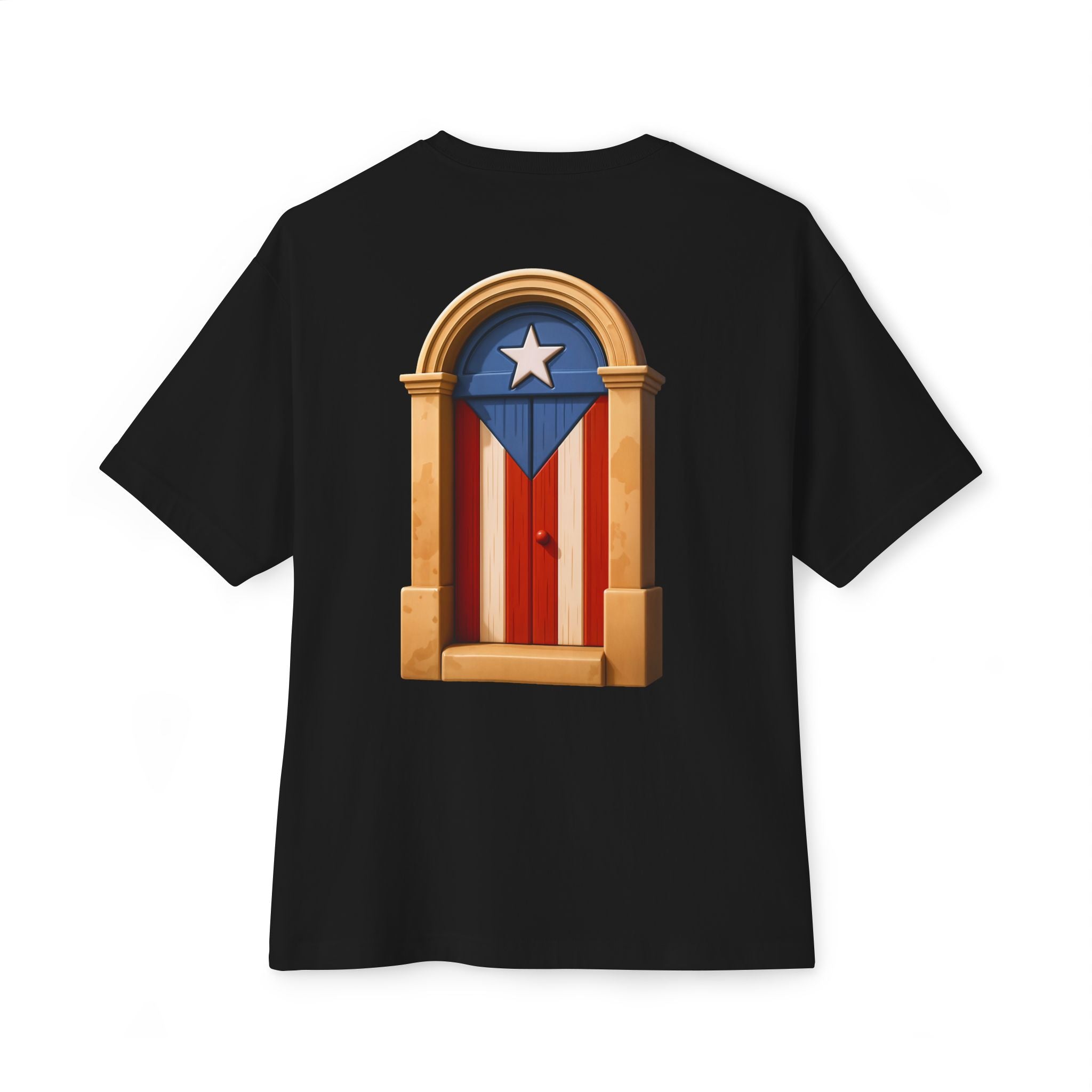 Camiseta Premium “Puerta Boricua” Oversized Heavy Weight 🇵🇷