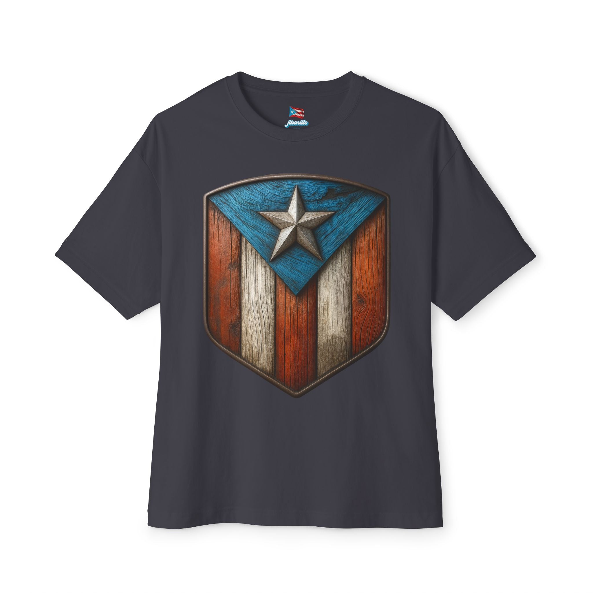 Camiseta Premium front print “Escudo Boricua” Fuerza, Identidad y Orgullo de Puerto Rico 🇵🇷