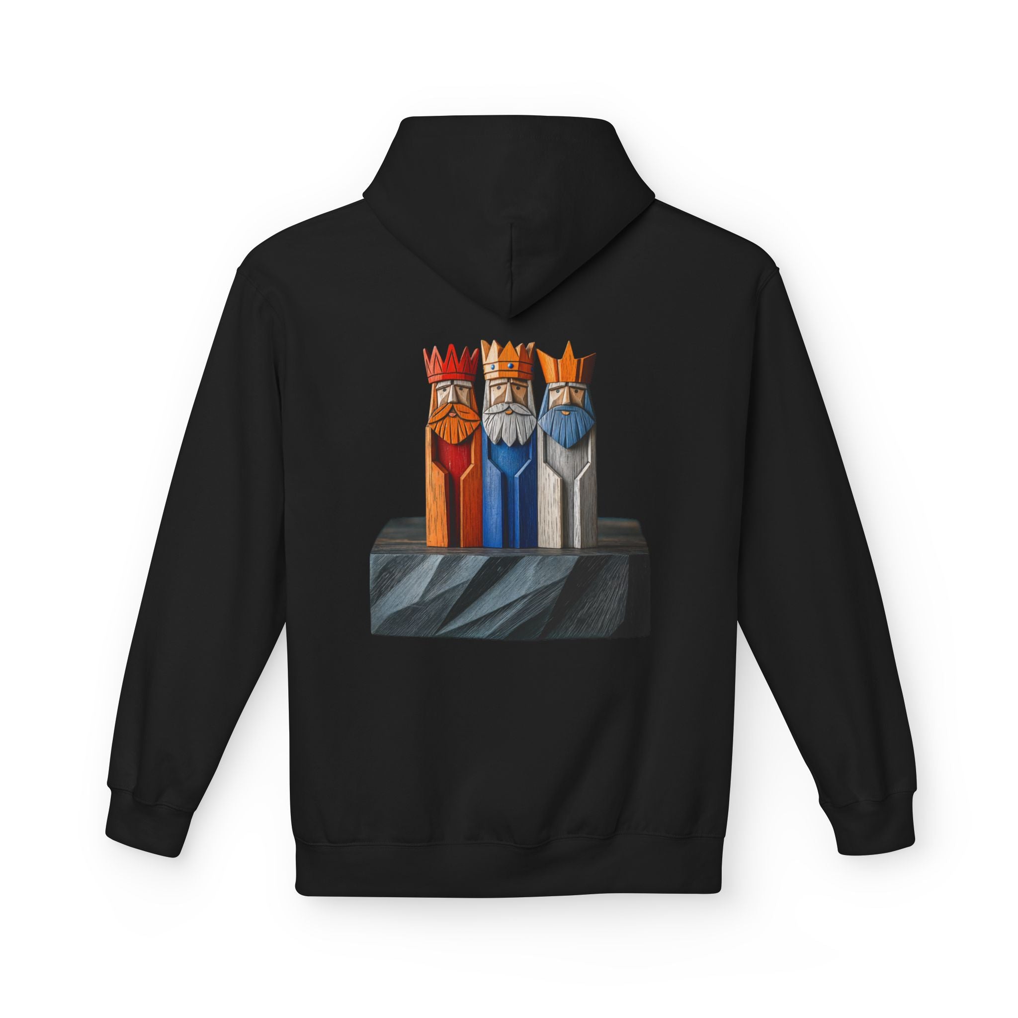Hoodie Premium “Tres Reyes Boricuas” Tradición, Fe y Orgullo de Puerto Rico 🇵🇷