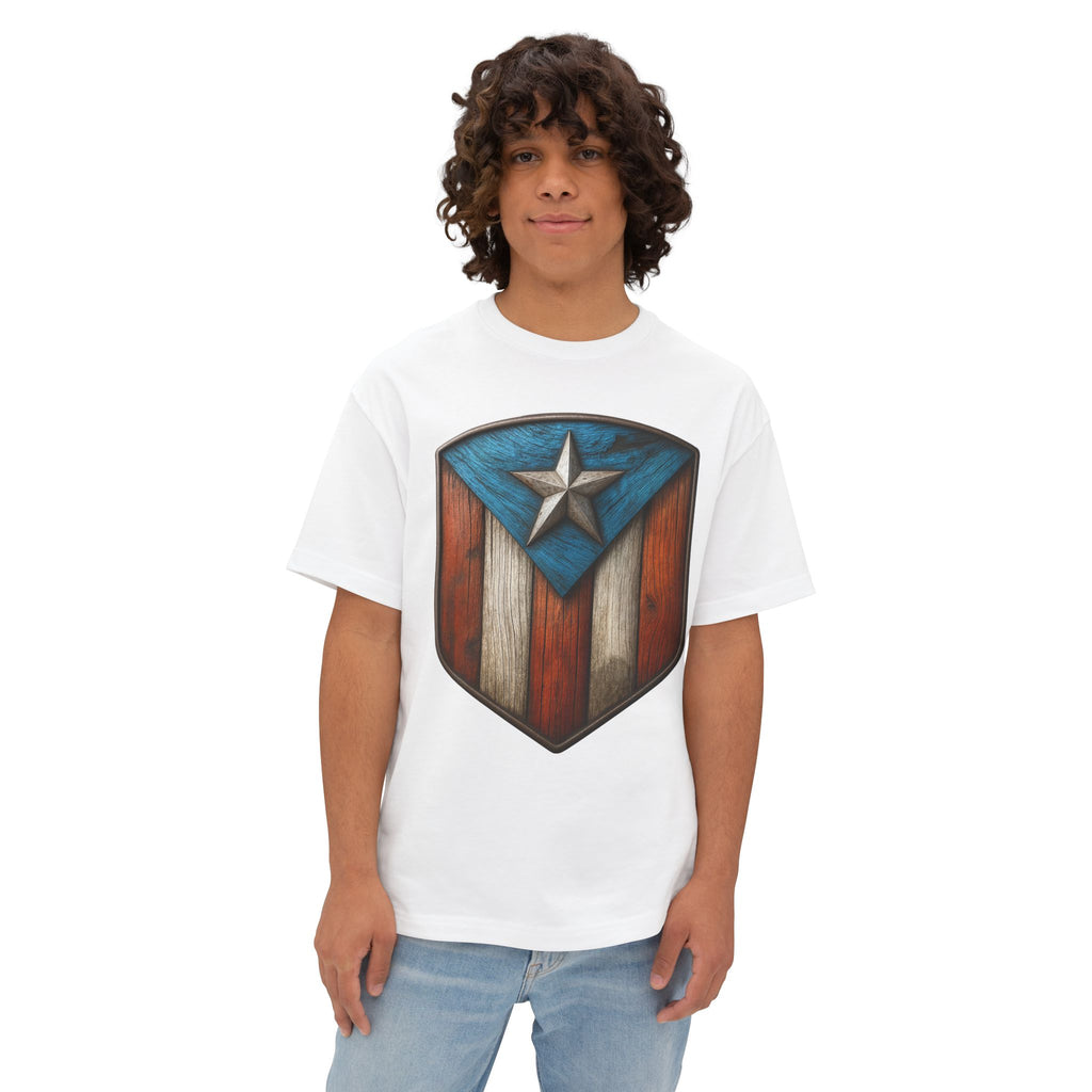 Camiseta Premium front print “Escudo Boricua” Fuerza, Identidad y Orgullo de Puerto Rico 🇵🇷