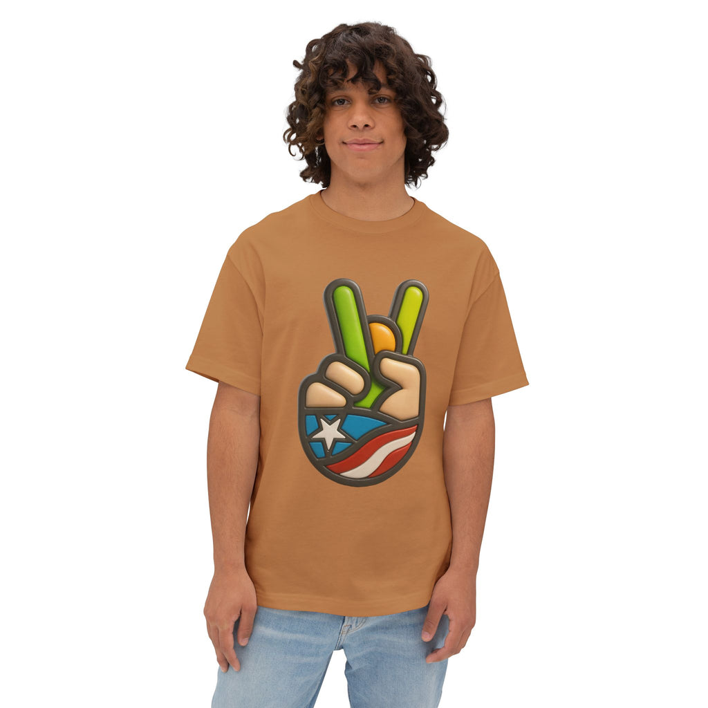 Camiseta Premium front print “Paz Boricua” Orgullo y Cultura de Puerto Rico 🇵🇷