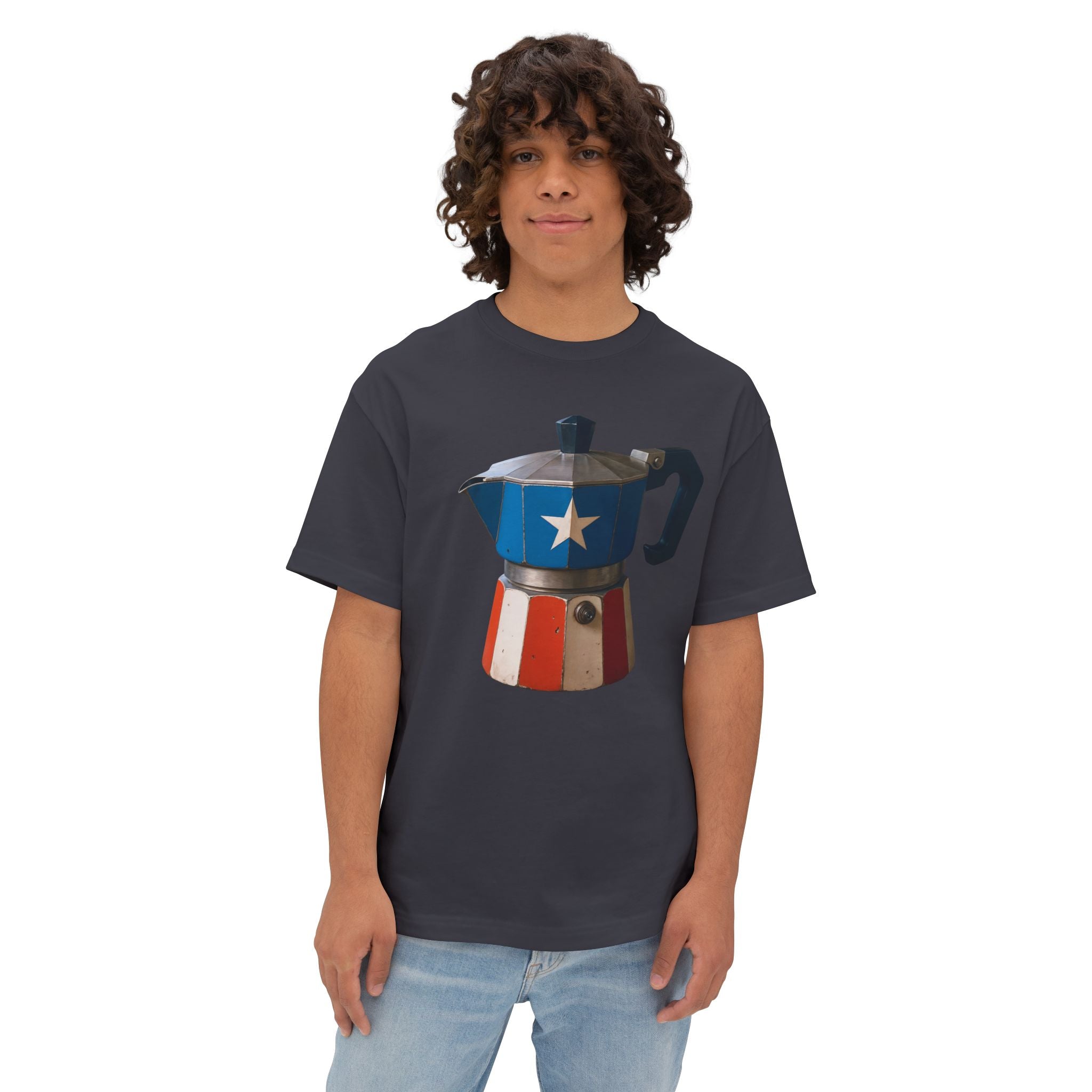 Camiseta Premium “Greca Boricua” Oversized Heavy Weight 🇵🇷