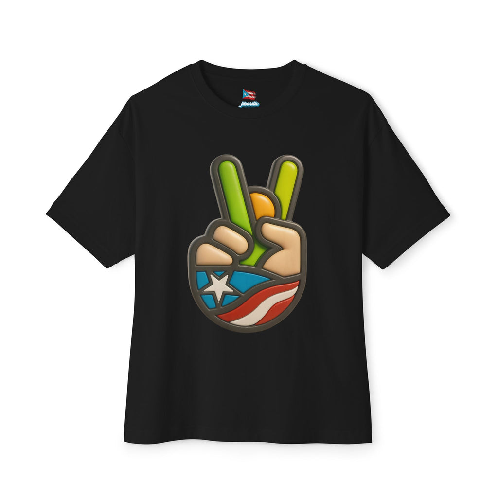 Camiseta Premium front print “Paz Boricua” Orgullo y Cultura de Puerto Rico 🇵🇷
