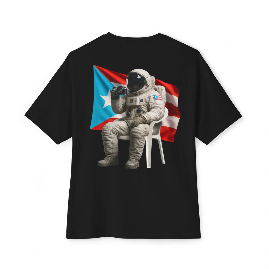 Camiseta Premium “Boricua en la Luna” Astronauta Boricua Oversized Heavy Weight 🇵🇷