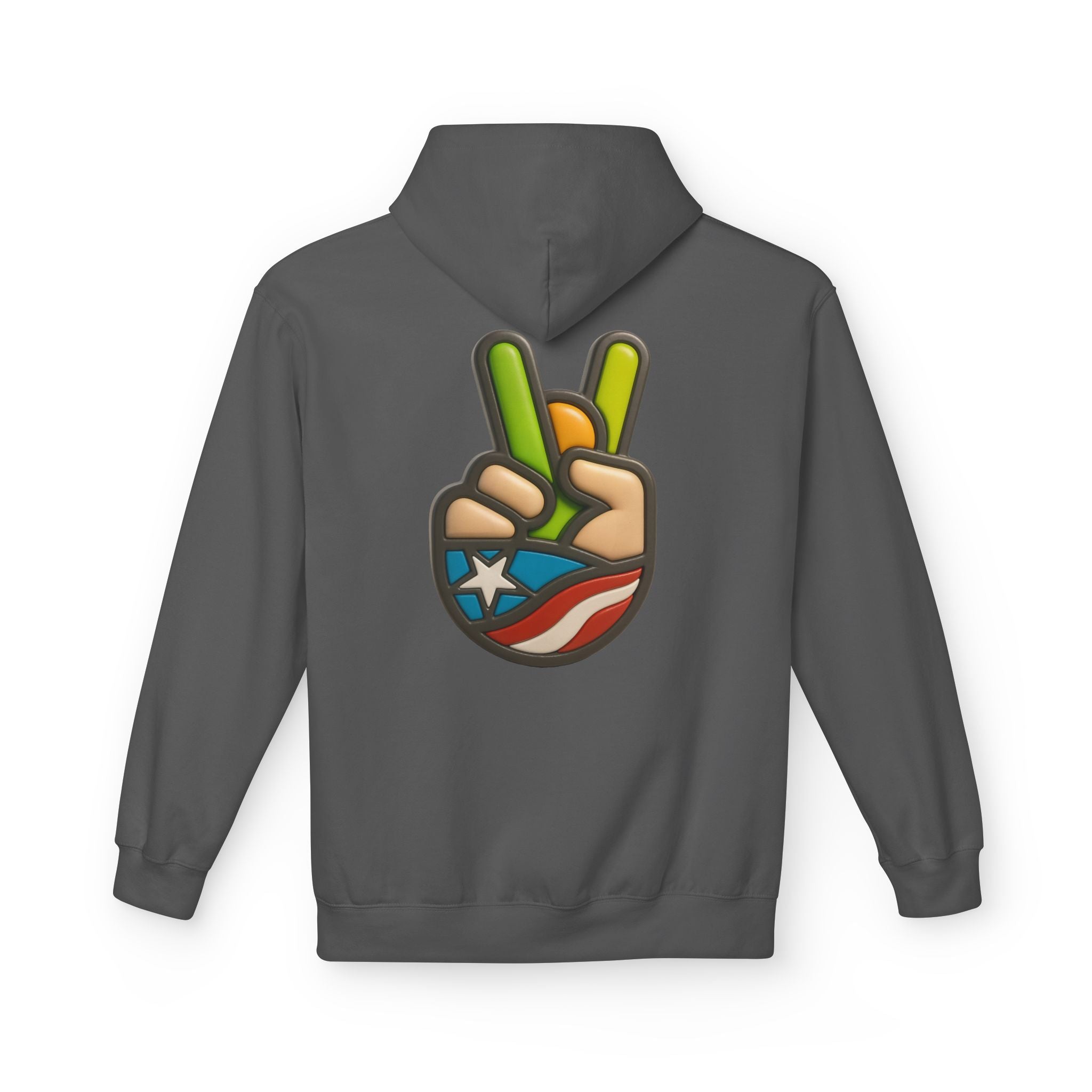 Hoodie “Paz Boricua” Cultura y Orgullo de Puerto Rico 🇵🇷✌️