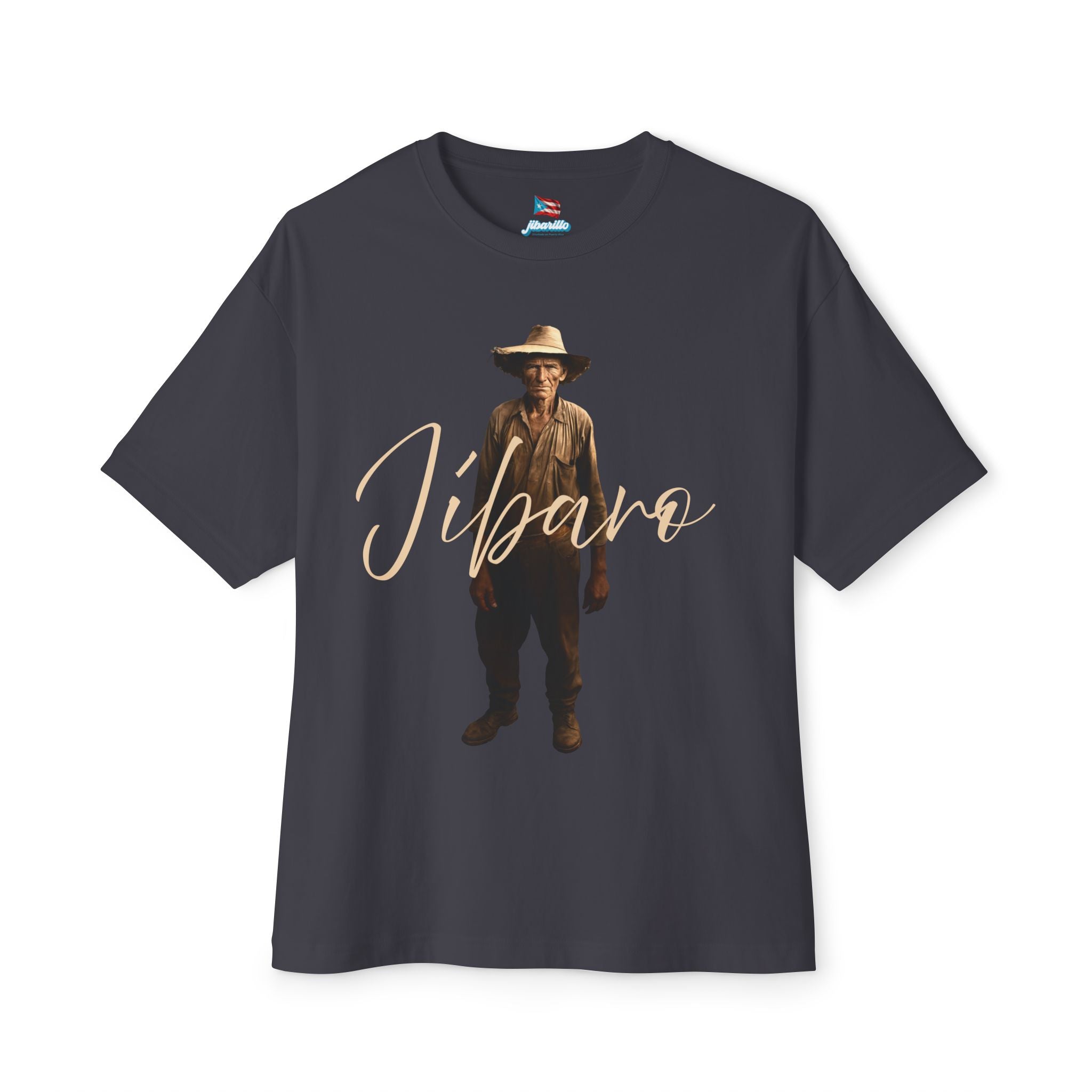 Camiseta Premium “Jíbaro” Orgullo de Nuestras Raíces Boricuas Oversized Heavy Weight 🇵🇷
