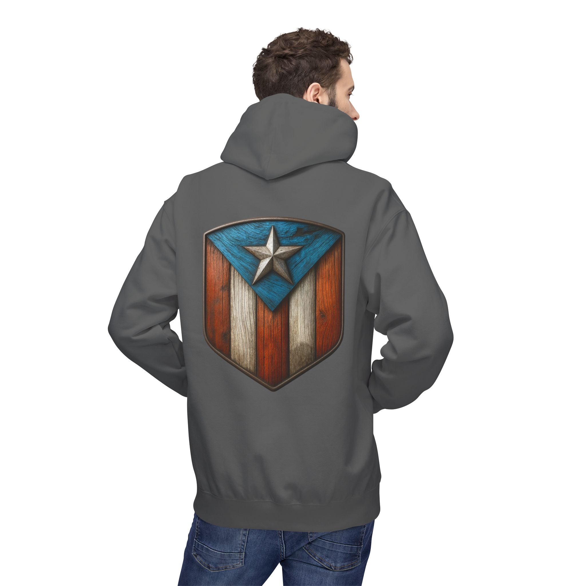 Hoodie Premium “Escudo Boricua” Cultura y Orgullo de Puerto Rico 🇵🇷