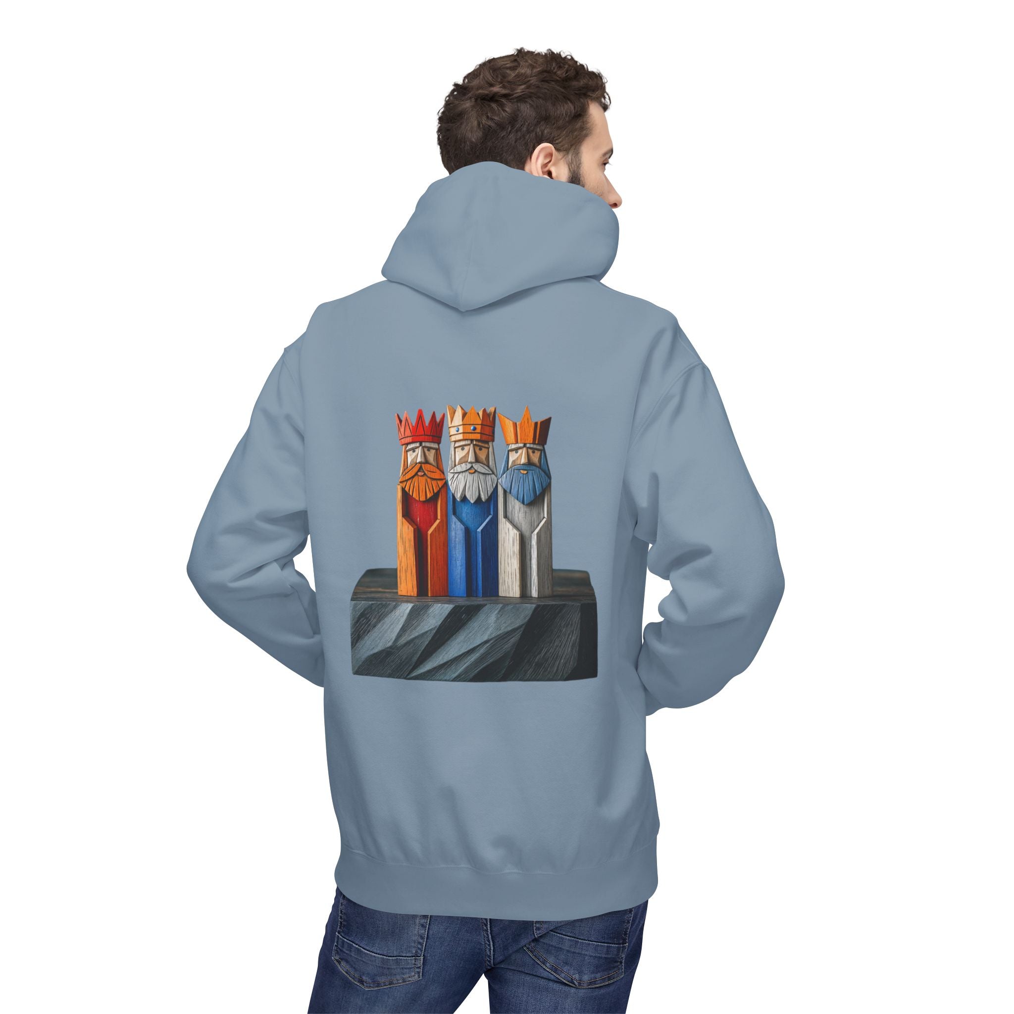 Hoodie Premium “Tres Reyes Boricuas” Tradición, Fe y Orgullo de Puerto Rico 🇵🇷