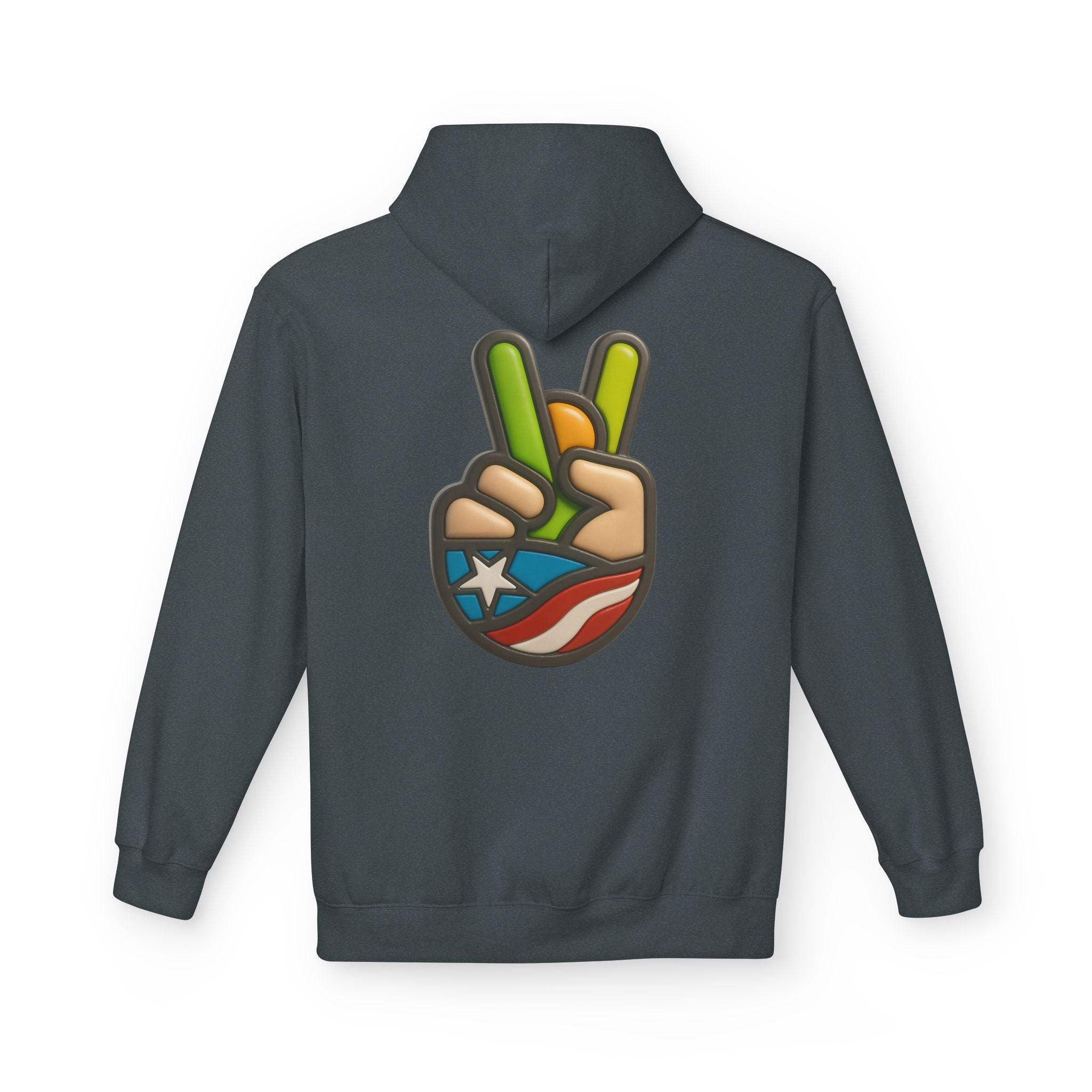 Hoodie “Paz Boricua” Cultura y Orgullo de Puerto Rico 🇵🇷✌️