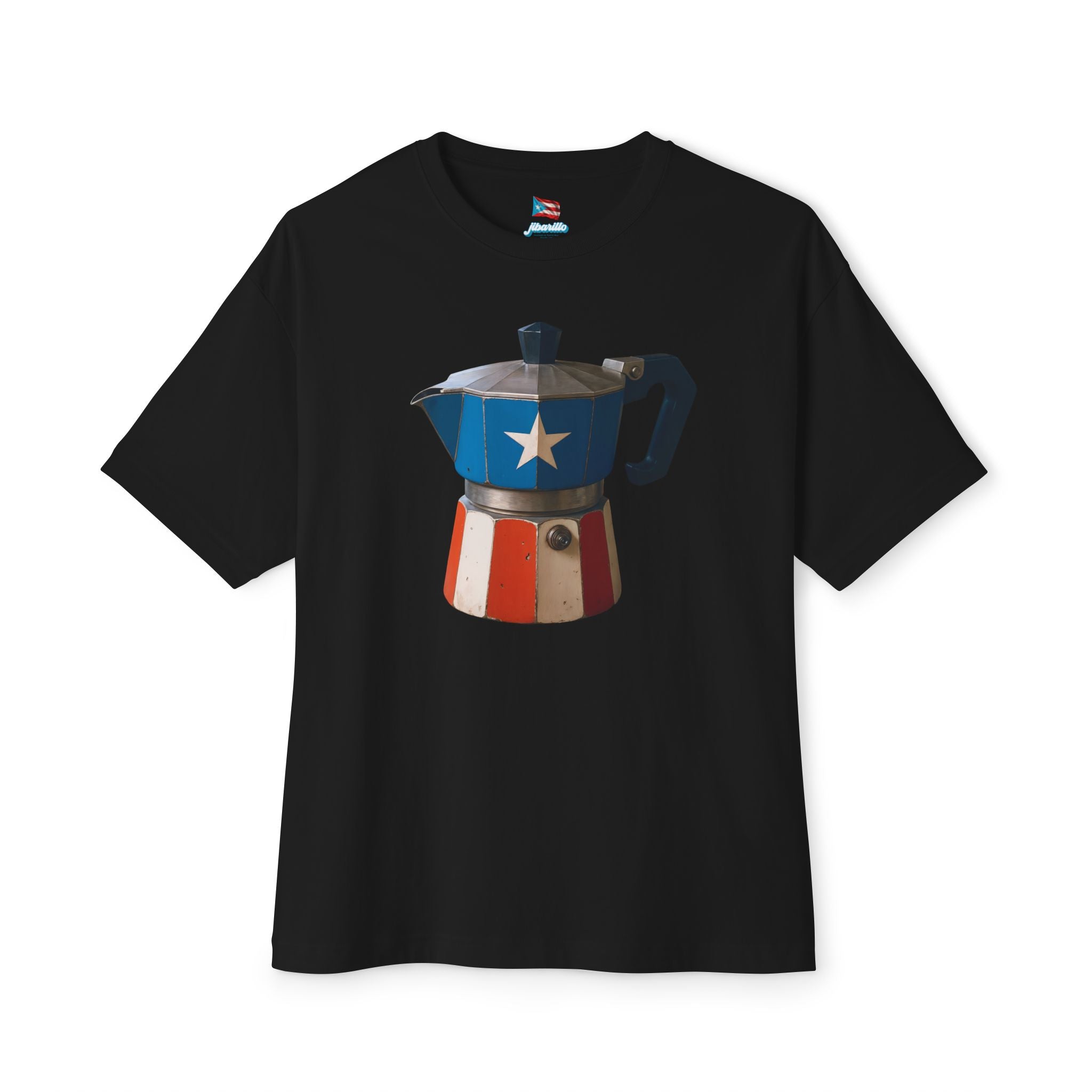 Camiseta Premium front print “Greca Boricua” – Oversized Heavy Weight 🇵🇷