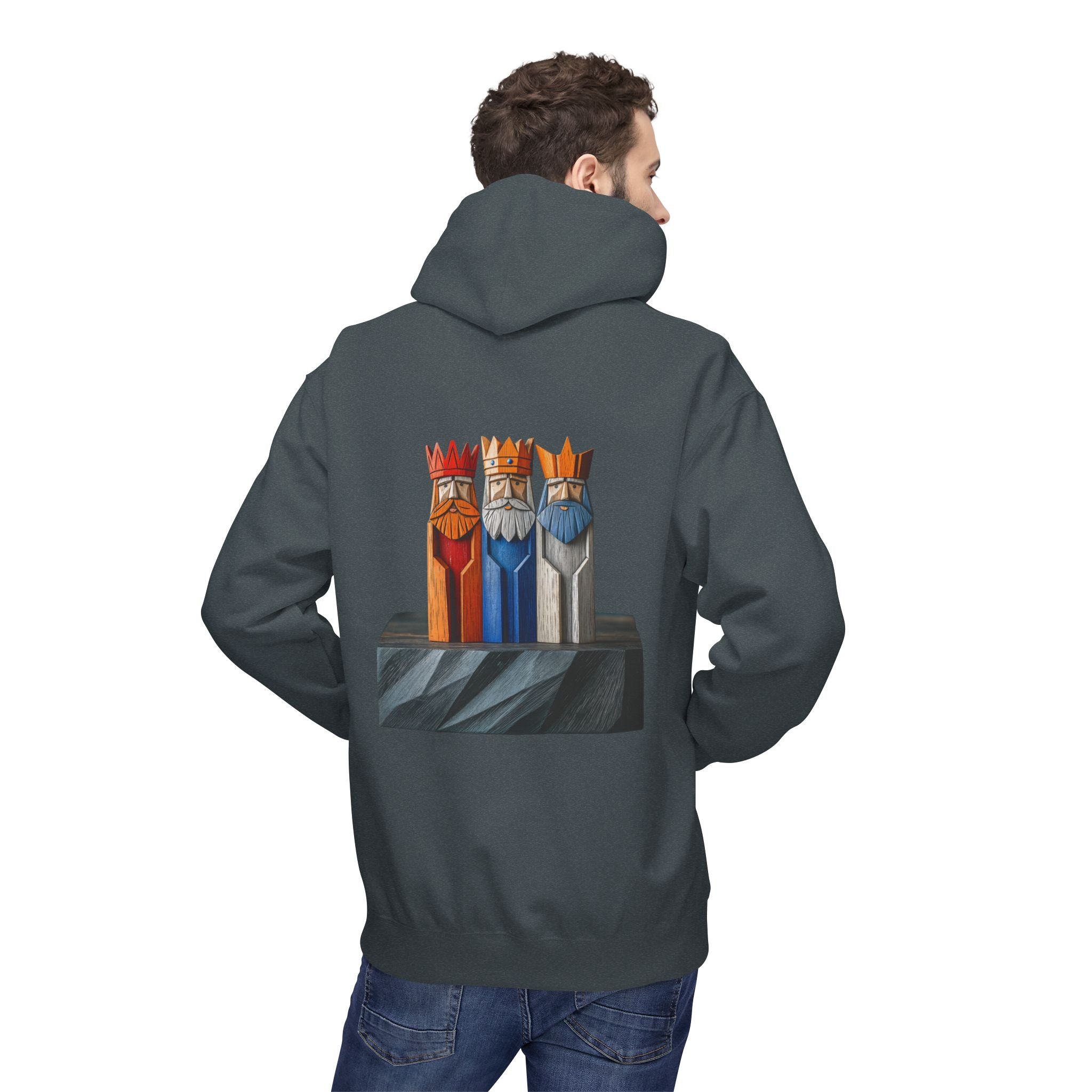 Hoodie Premium “Tres Reyes Boricuas” Tradición, Fe y Orgullo de Puerto Rico 🇵🇷