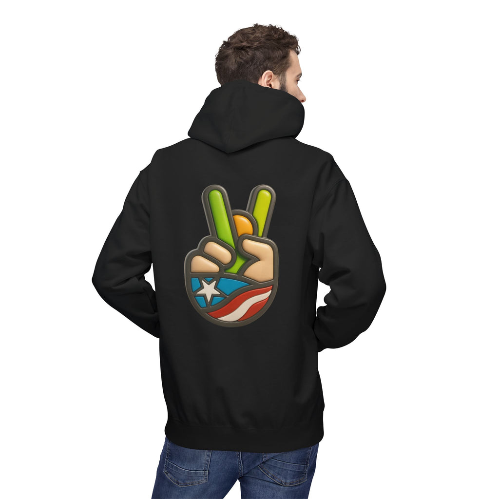 Hoodie “Paz Boricua” Cultura y Orgullo de Puerto Rico 🇵🇷✌️