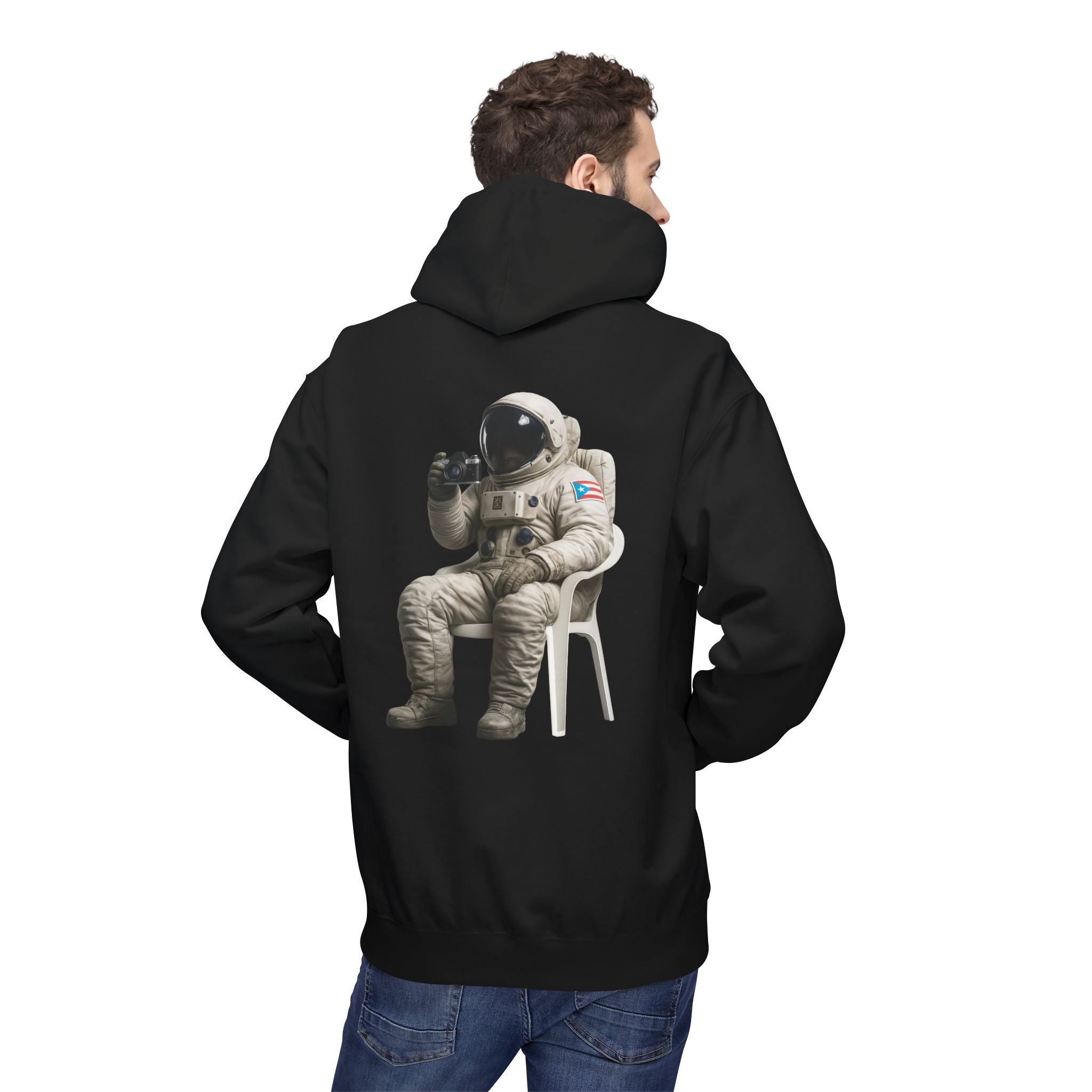 Hoodie Premium “Boricua en la Luna” Astronauta Boricua Midweight Softstyle Fleece 🇵🇷