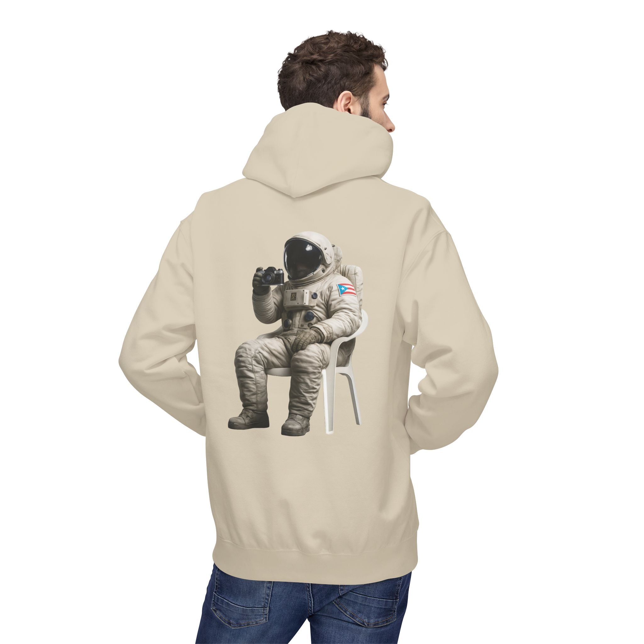 Hoodie Premium “Boricua en la Luna” Astronauta Boricua Midweight Softstyle Fleece 🇵🇷