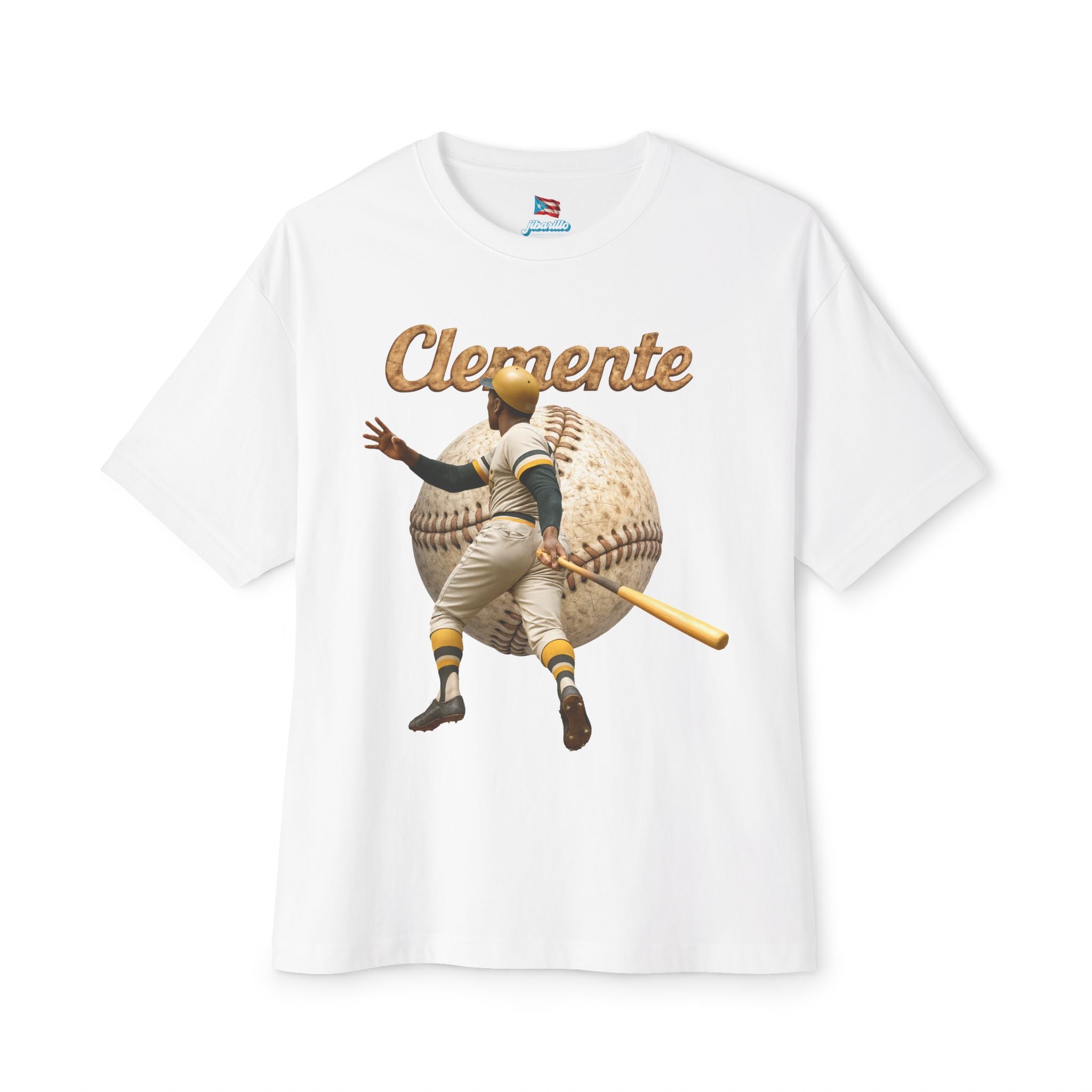Camiseta Premium “Clemente Leyenda” Oversized Heavy Weight 🇵🇷