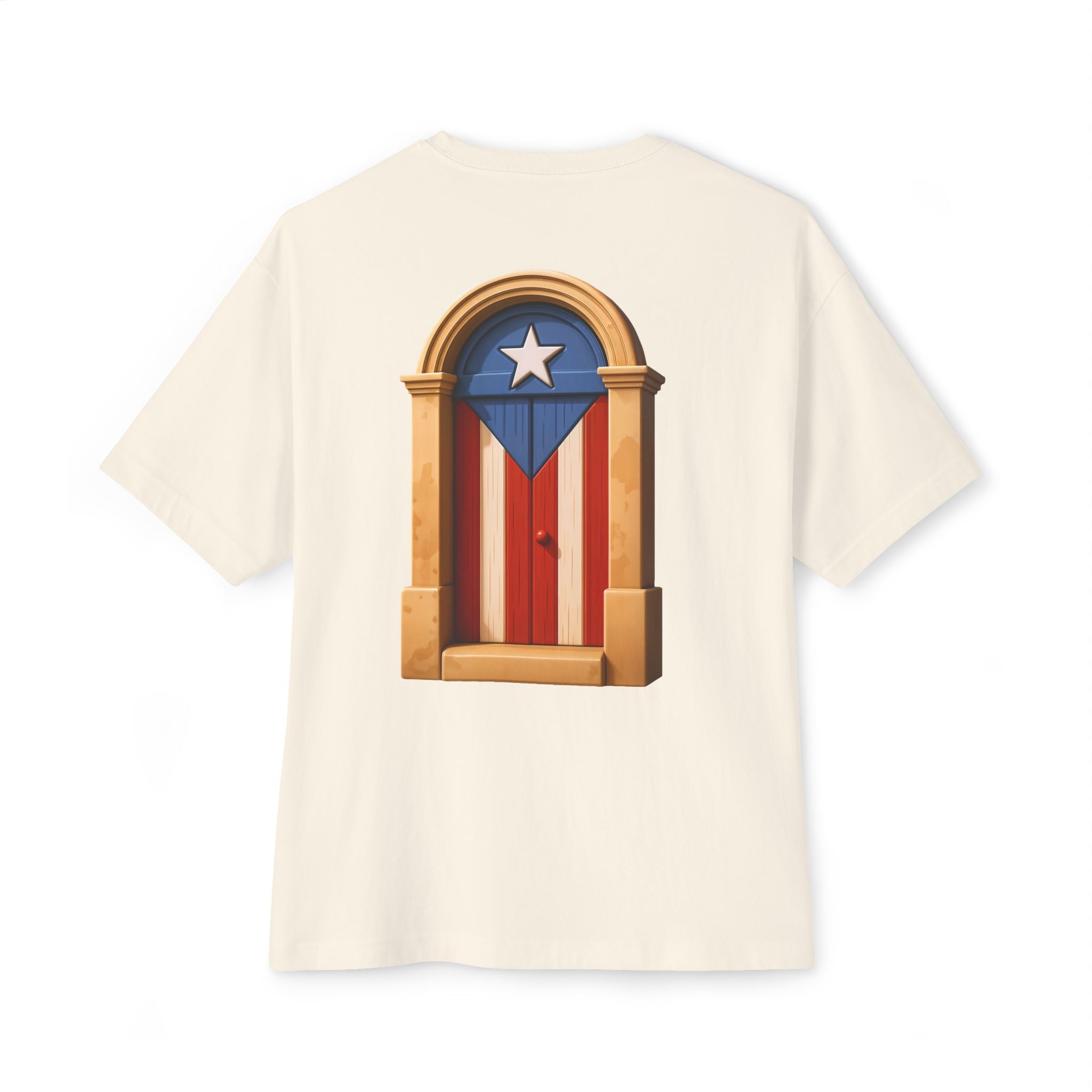 Camiseta Premium “Puerta Boricua” Oversized Heavy Weight 🇵🇷