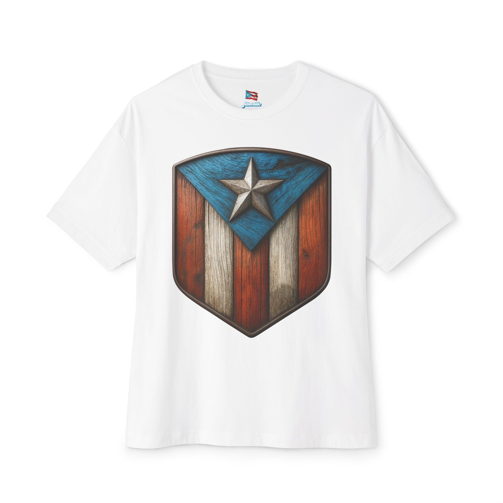 Camiseta Premium front print “Escudo Boricua” Fuerza, Identidad y Orgullo de Puerto Rico 🇵🇷