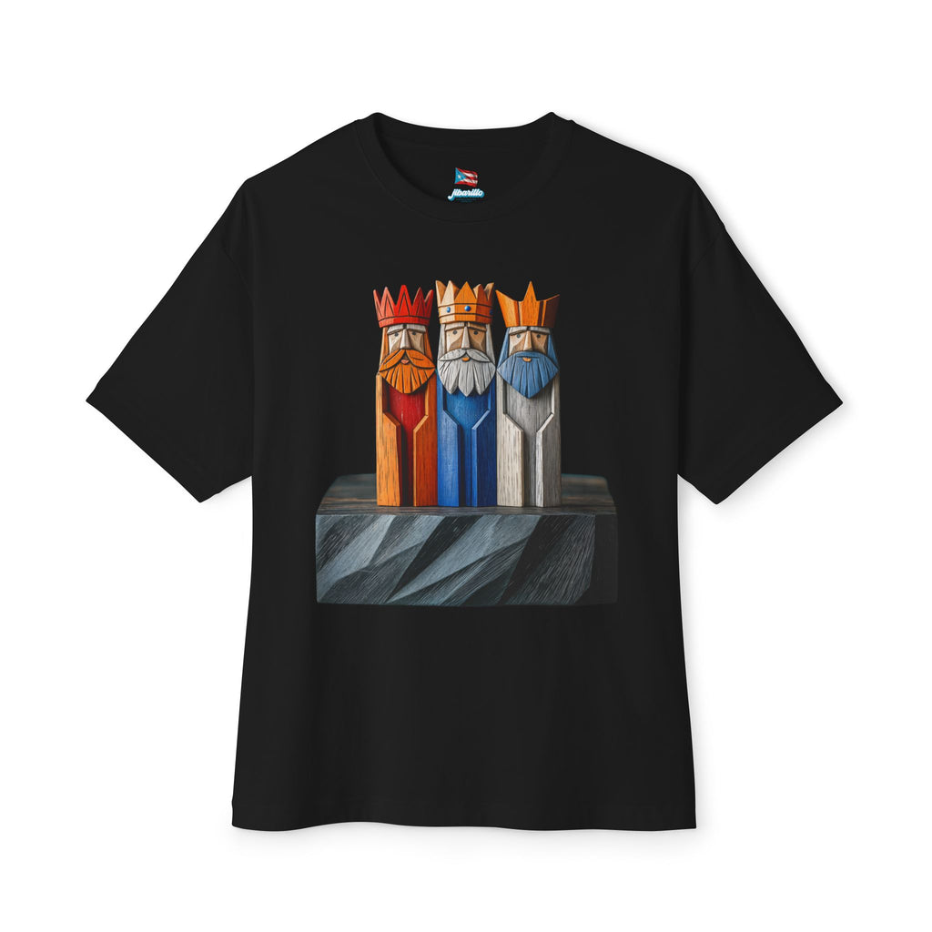 Camiseta Premium front print “Tres Reyes Boricuas” Tradición y Orgullo de Puerto Rico 🇵🇷
