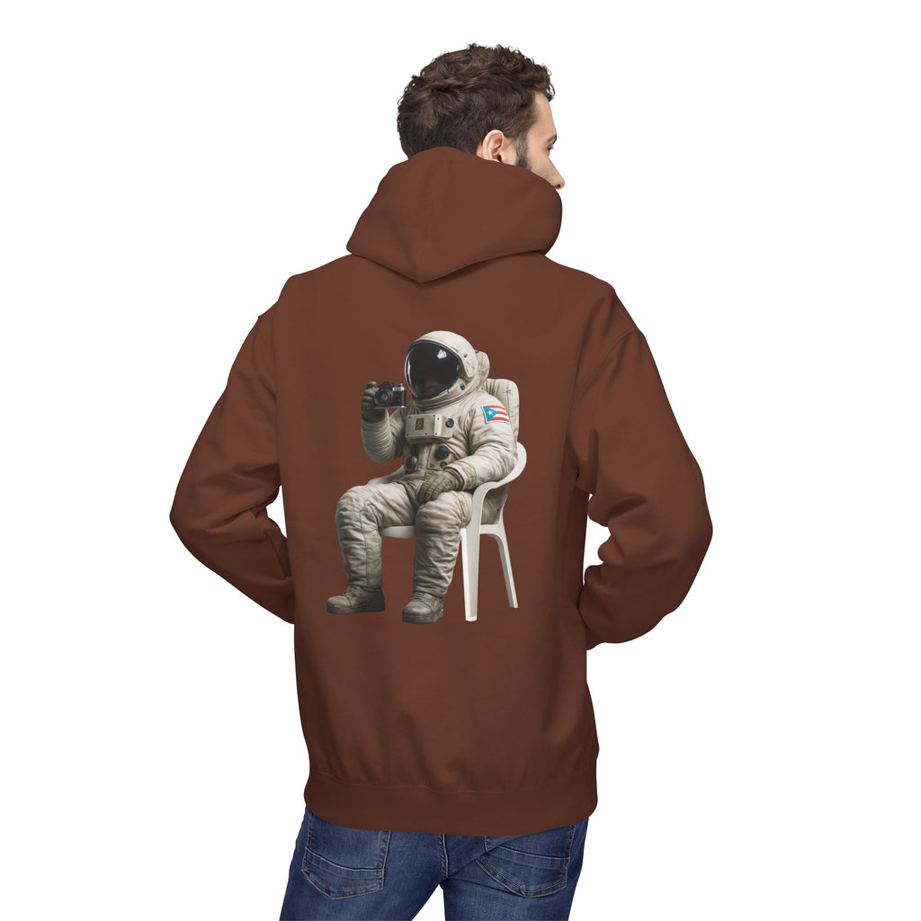 Hoodie Premium “Boricua en la Luna” Astronauta Boricua Midweight Softstyle Fleece 🇵🇷