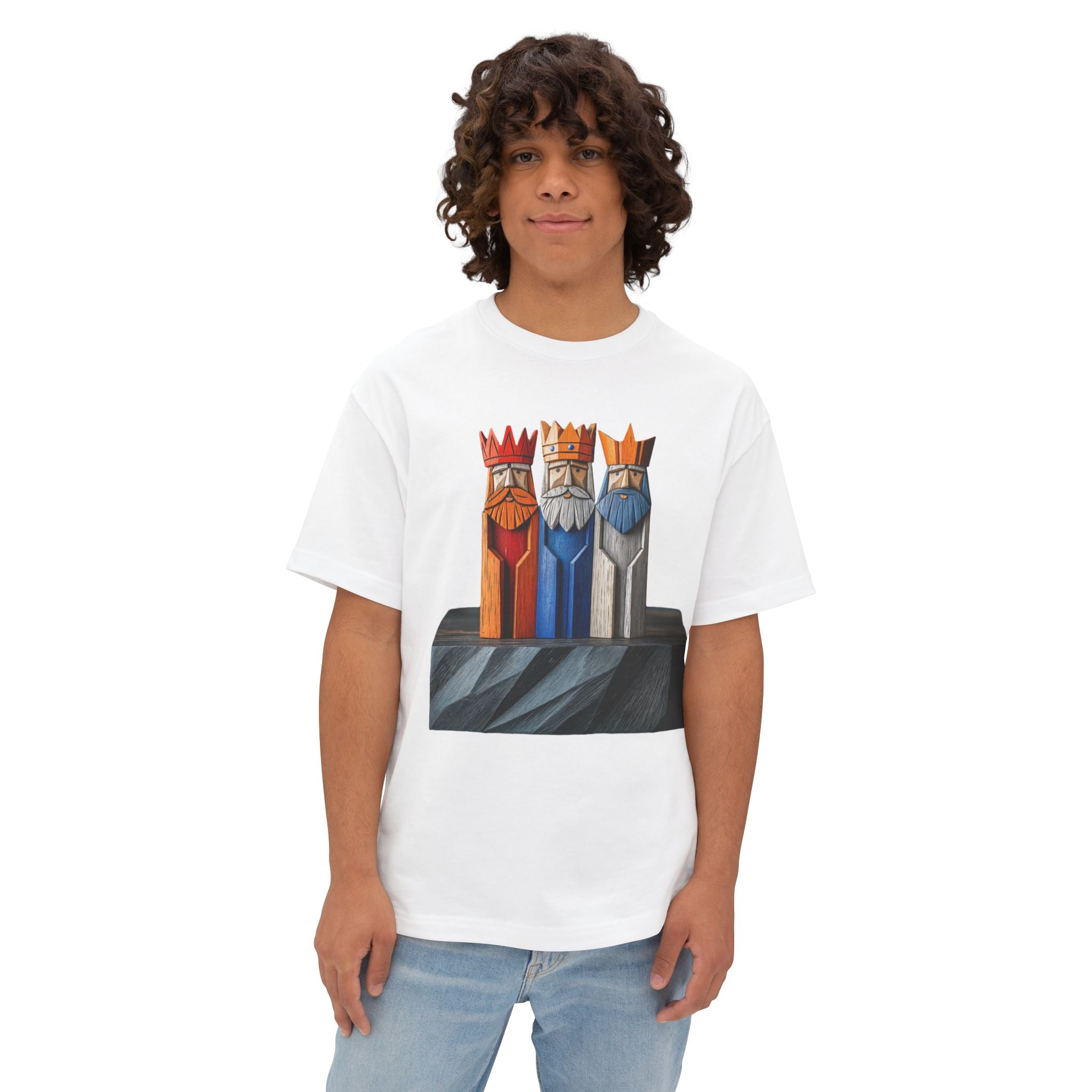 Camiseta Premium front print “Tres Reyes Boricuas” Tradición y Orgullo de Puerto Rico 🇵🇷
