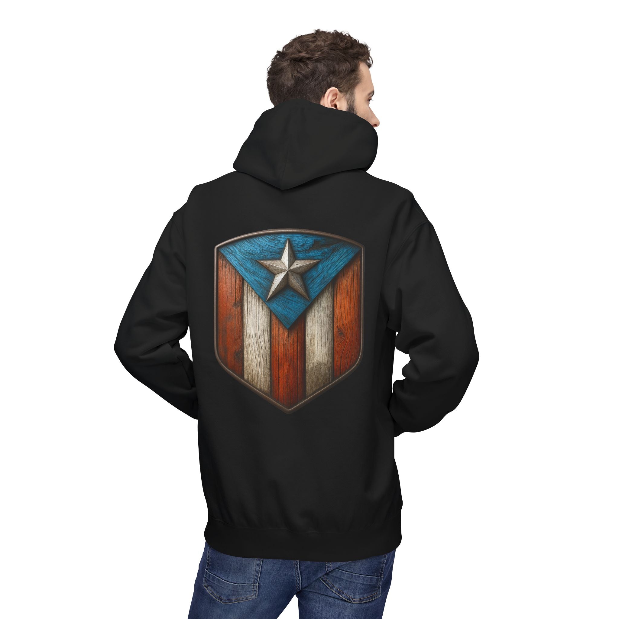 Hoodie Premium “Escudo Boricua” Cultura y Orgullo de Puerto Rico 🇵🇷