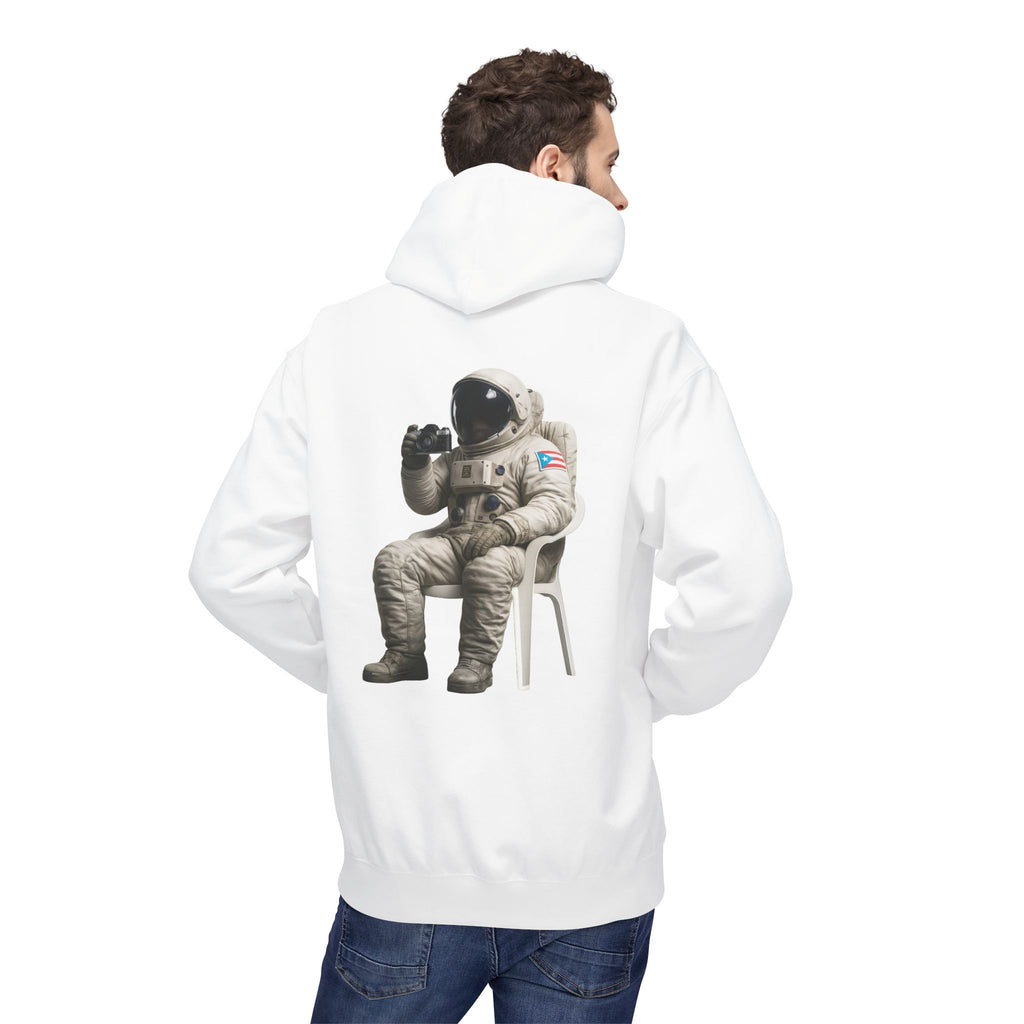 Hoodie Premium “Boricua en la Luna” Astronauta Boricua Midweight Softstyle Fleece 🇵🇷