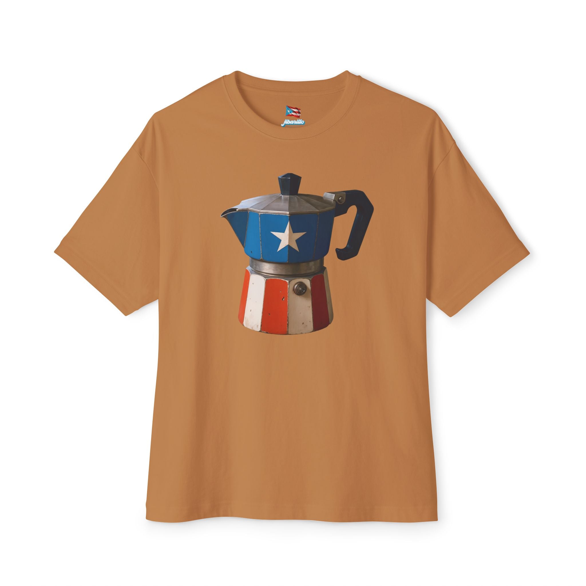 Camiseta Premium front print “Greca Boricua” – Oversized Heavy Weight 🇵🇷