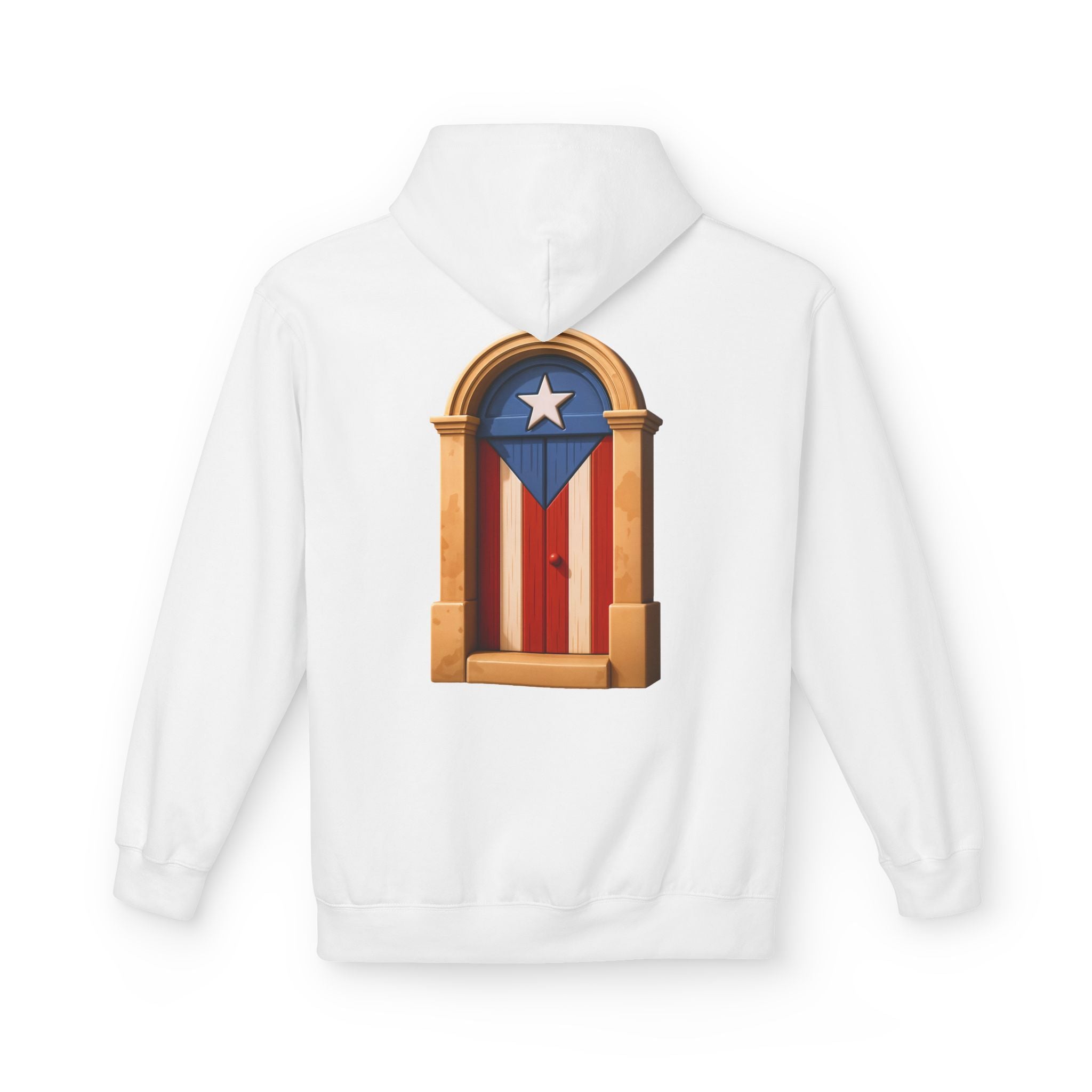 Hoodie Premium “Puerta Boricua” Inspirado en el Viejo San Juan y el Orgullo de Puerto Rico 🇵🇷