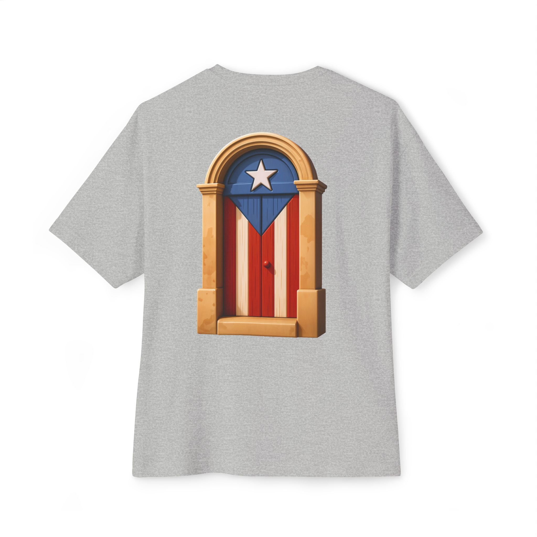 Camiseta Premium “Puerta Boricua” Oversized Heavy Weight 🇵🇷