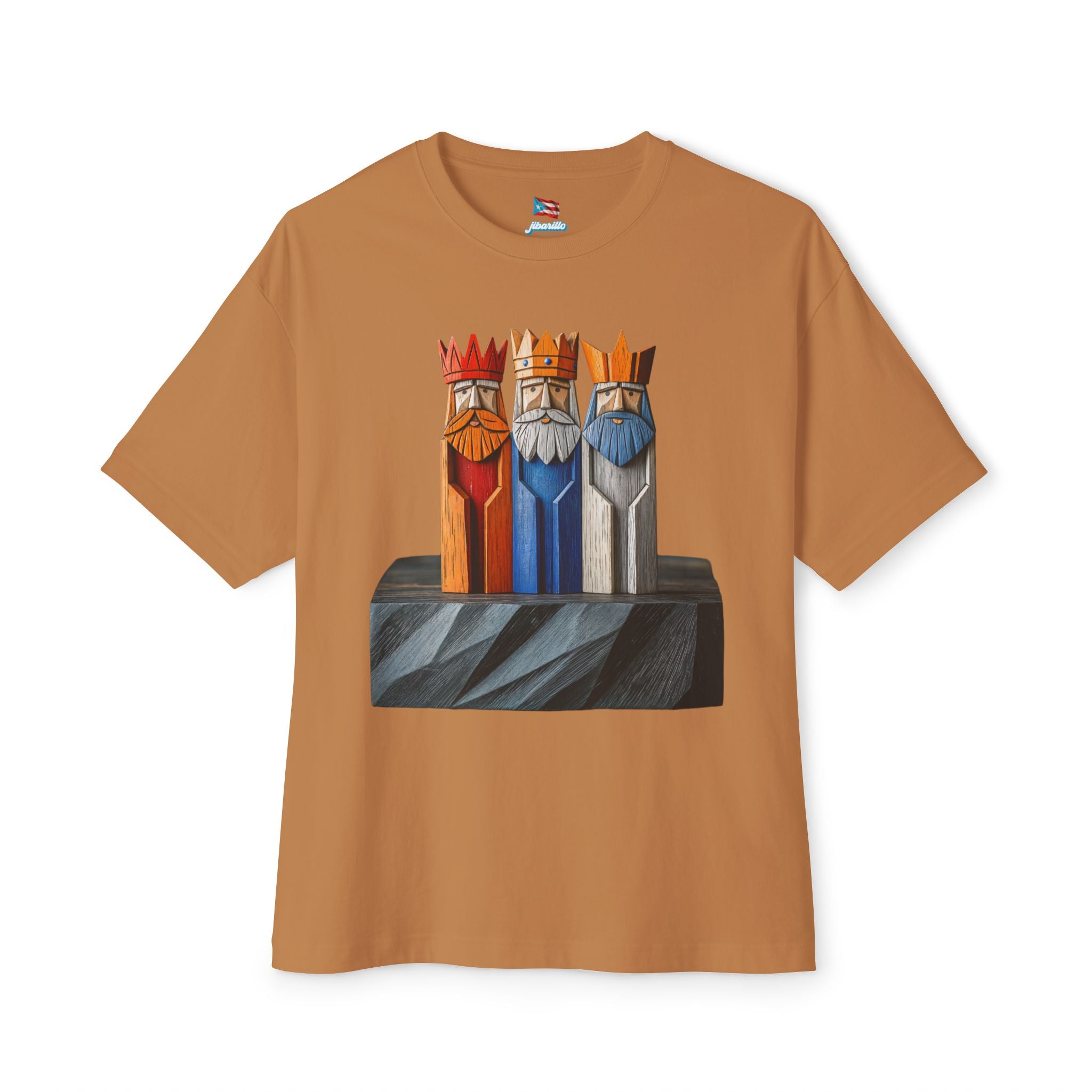 Camiseta Premium front print “Tres Reyes Boricuas” Tradición y Orgullo de Puerto Rico 🇵🇷