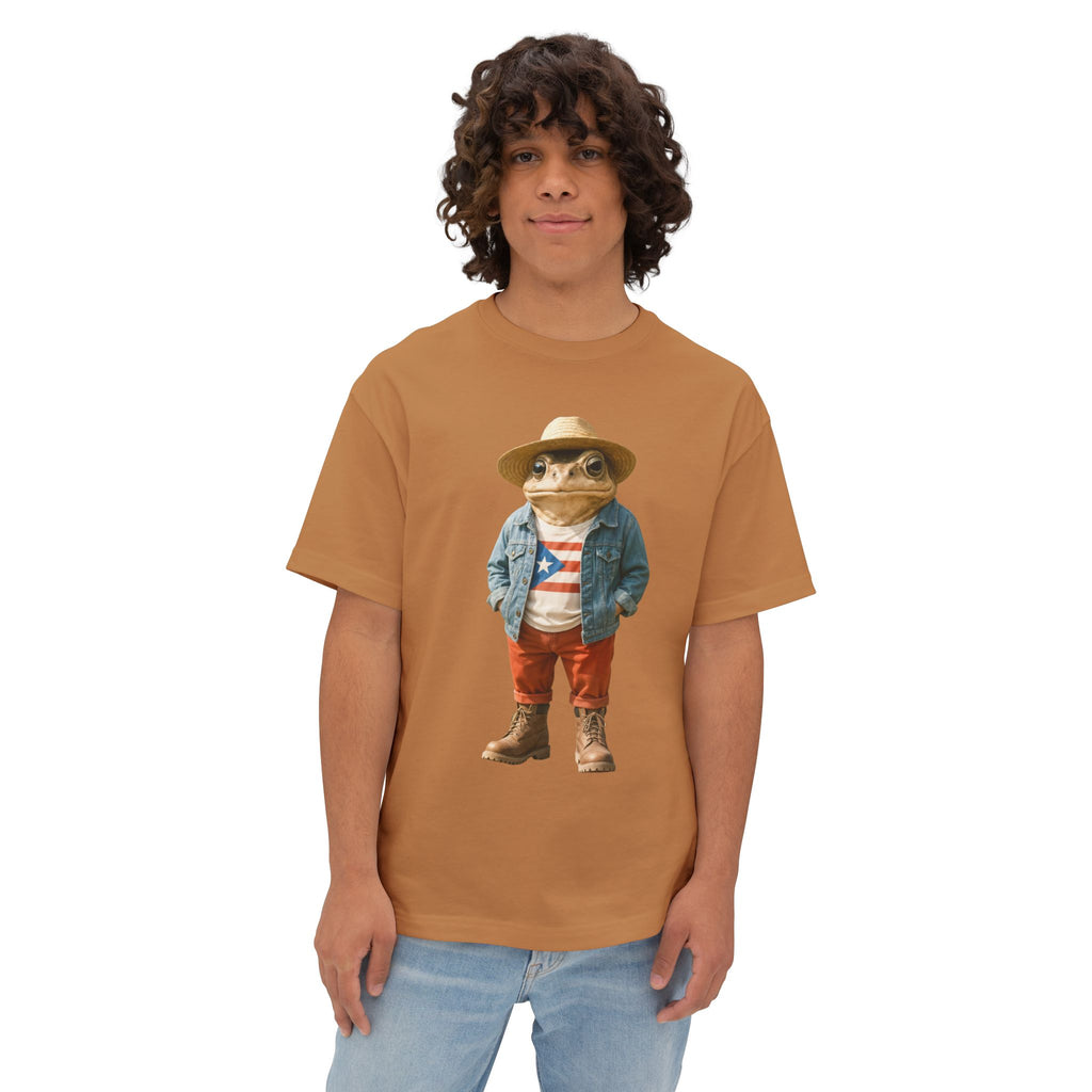 Camiseta Premium front print “Sapo Concho” Oversized Heavy Weight 🇵🇷