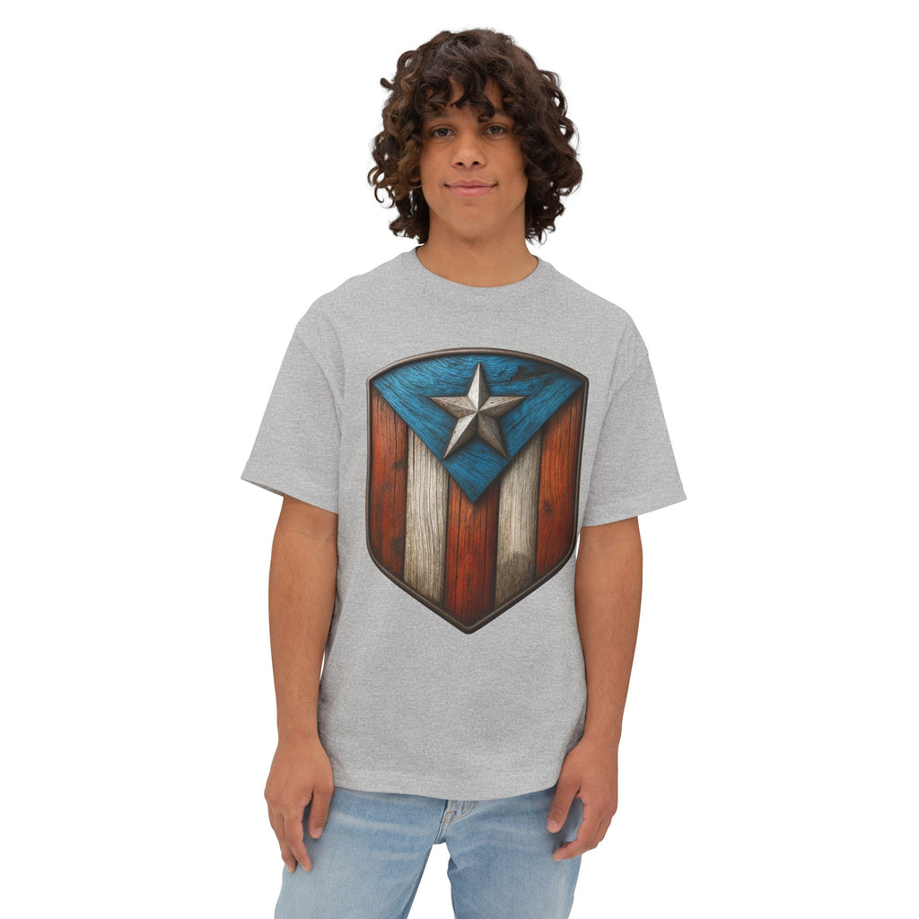 Camiseta Premium front print “Escudo Boricua” Fuerza, Identidad y Orgullo de Puerto Rico 🇵🇷