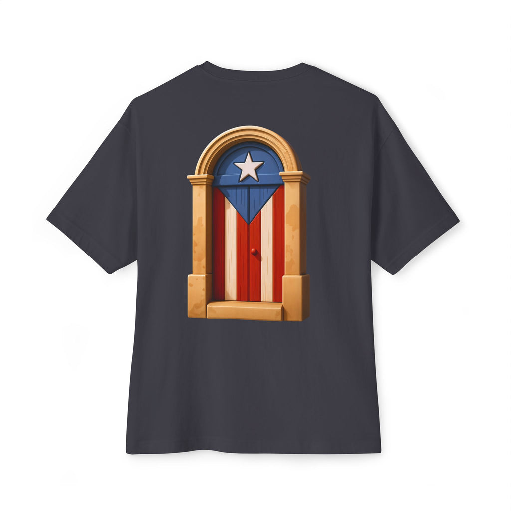 Camiseta Premium “Puerta Boricua” Oversized Heavy Weight 🇵🇷