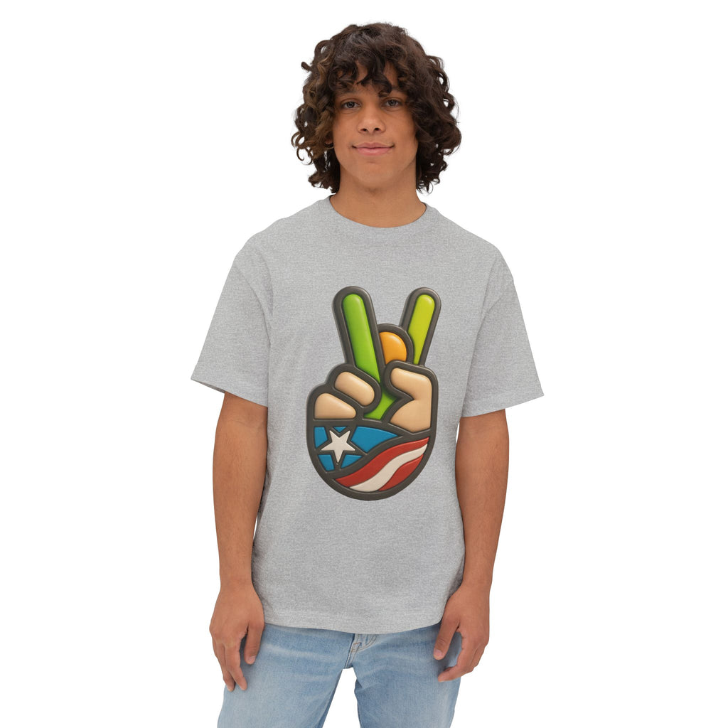 Camiseta Premium front print “Paz Boricua” Orgullo y Cultura de Puerto Rico 🇵🇷