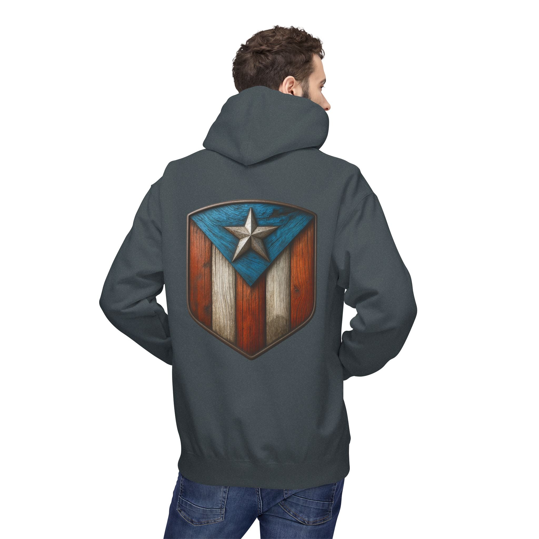 Hoodie Premium “Escudo Boricua” Cultura y Orgullo de Puerto Rico 🇵🇷