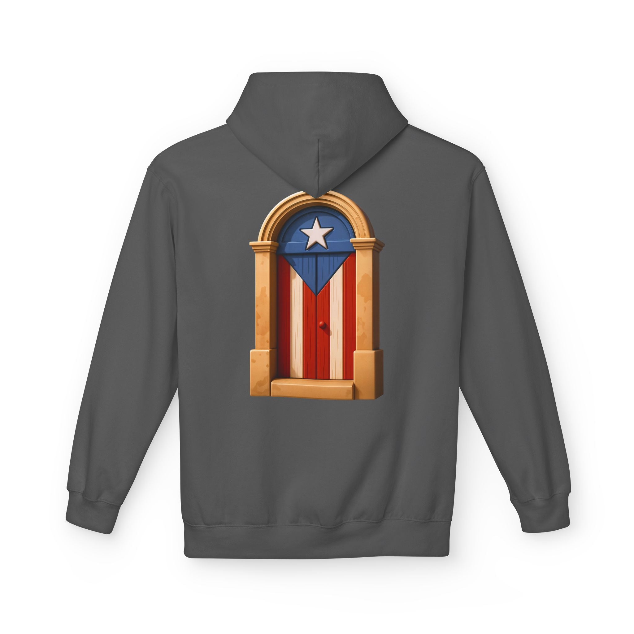 Hoodie Premium “Puerta Boricua” Inspirado en el Viejo San Juan y el Orgullo de Puerto Rico 🇵🇷