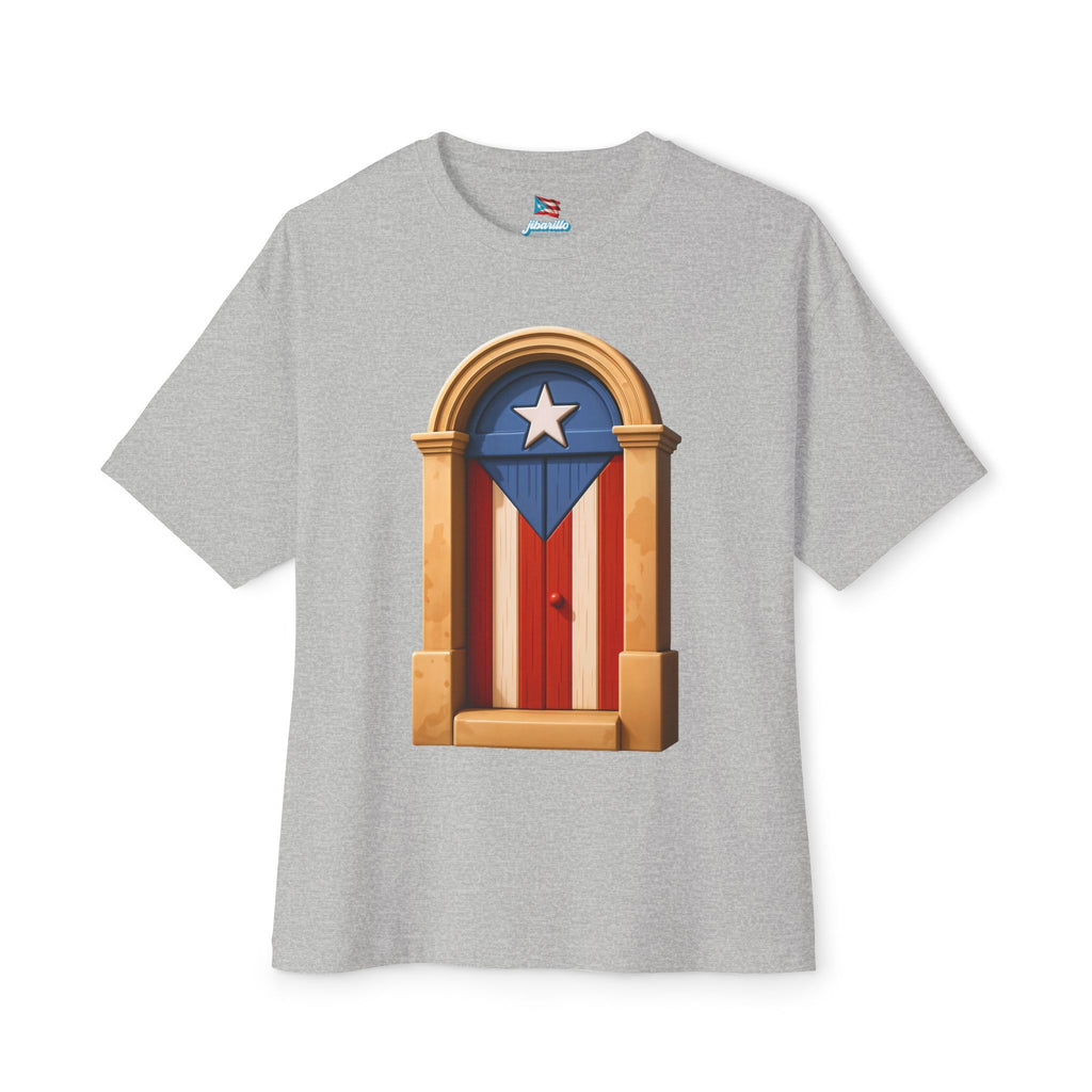 Camiseta Premium “Puerta Boricua” Oversized Heavy Weight 🇵🇷