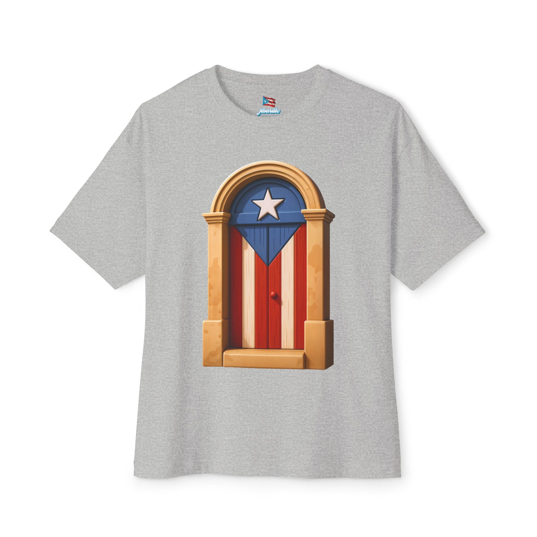Camiseta Premium “Puerta Boricua” Oversized Heavy Weight 🇵🇷