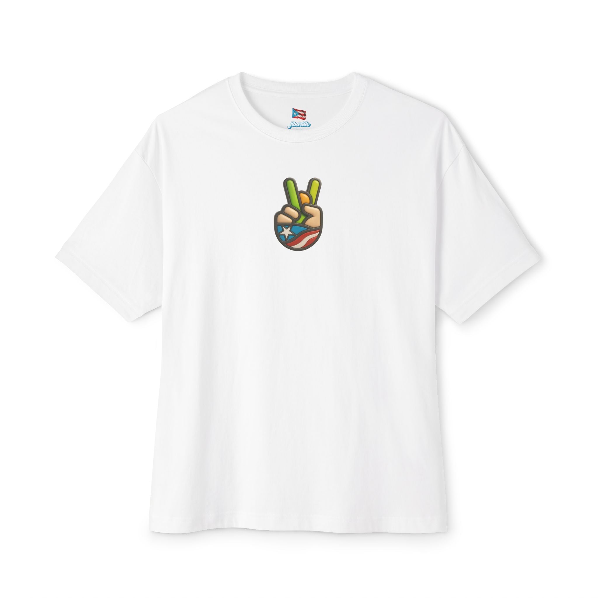 Camiseta Premium double print “Paz Boricua” Orgullo y Cultura de Puerto Rico 🇵🇷